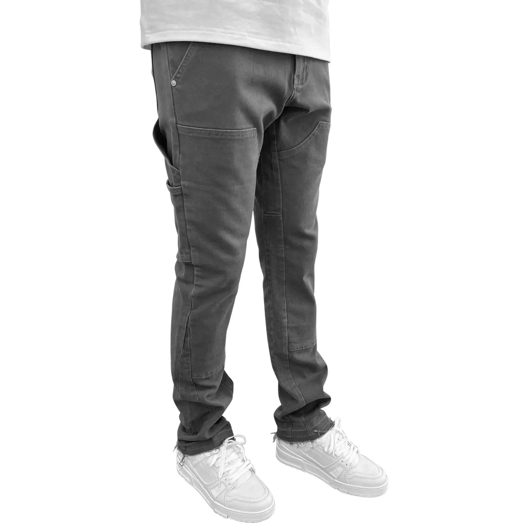 Model Side view of SIARR Rio Jeans Grey