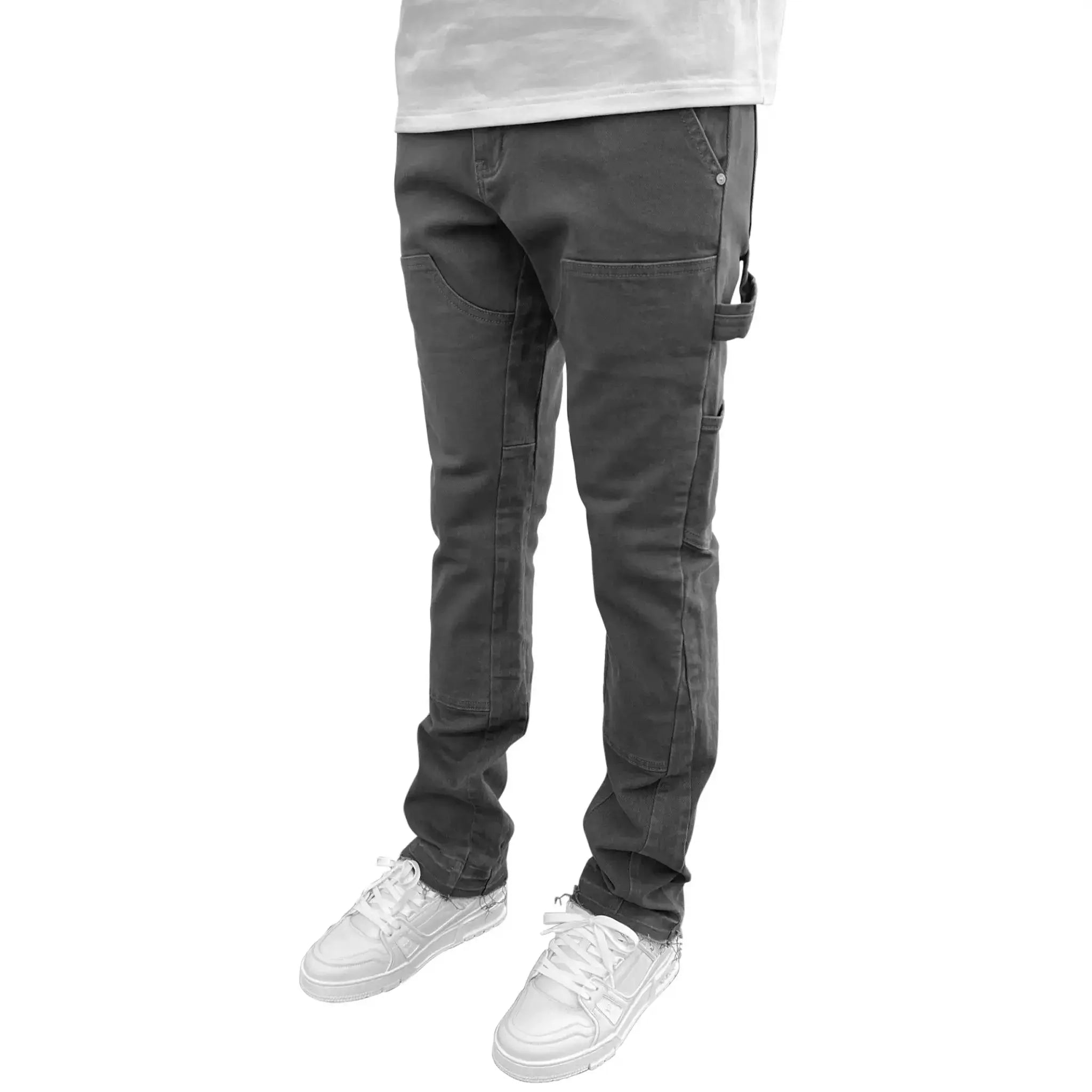 Model Side view of SIARR Rio Jeans Grey
