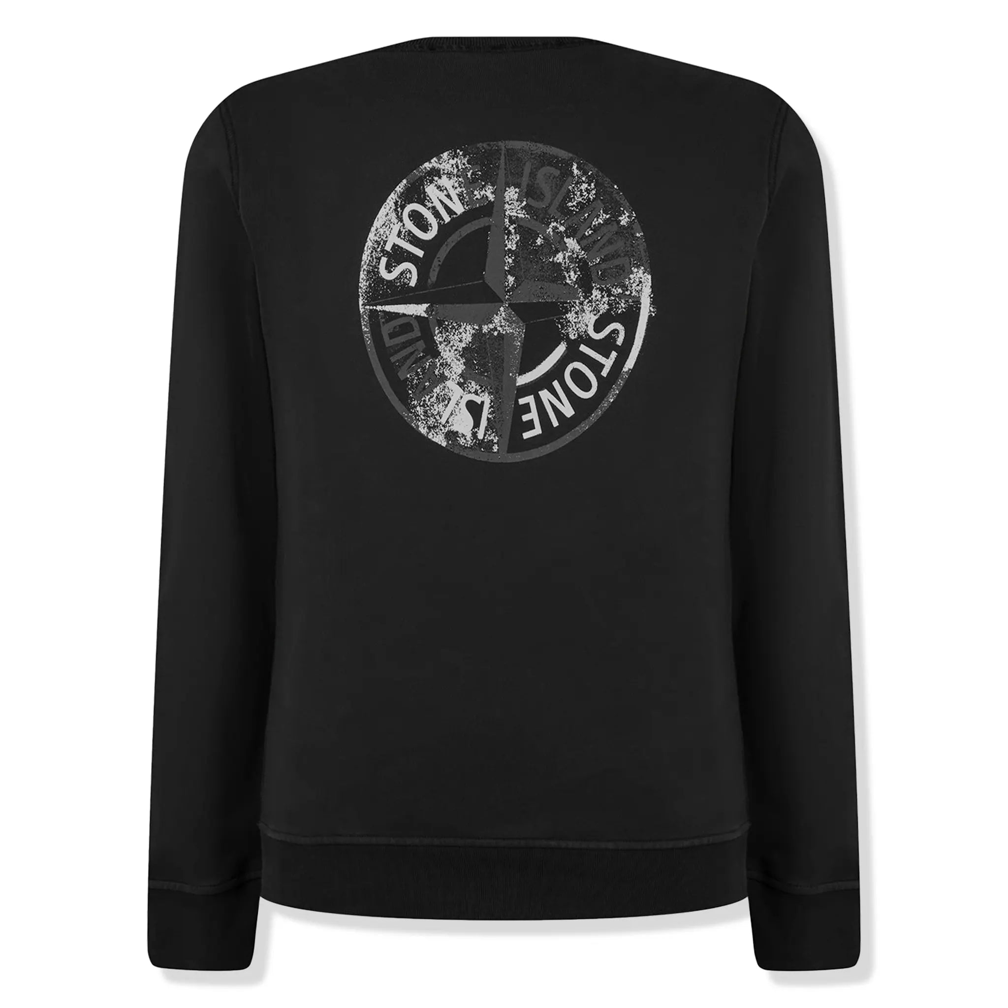 Stone Island Dial Logo Black Sweatshirt