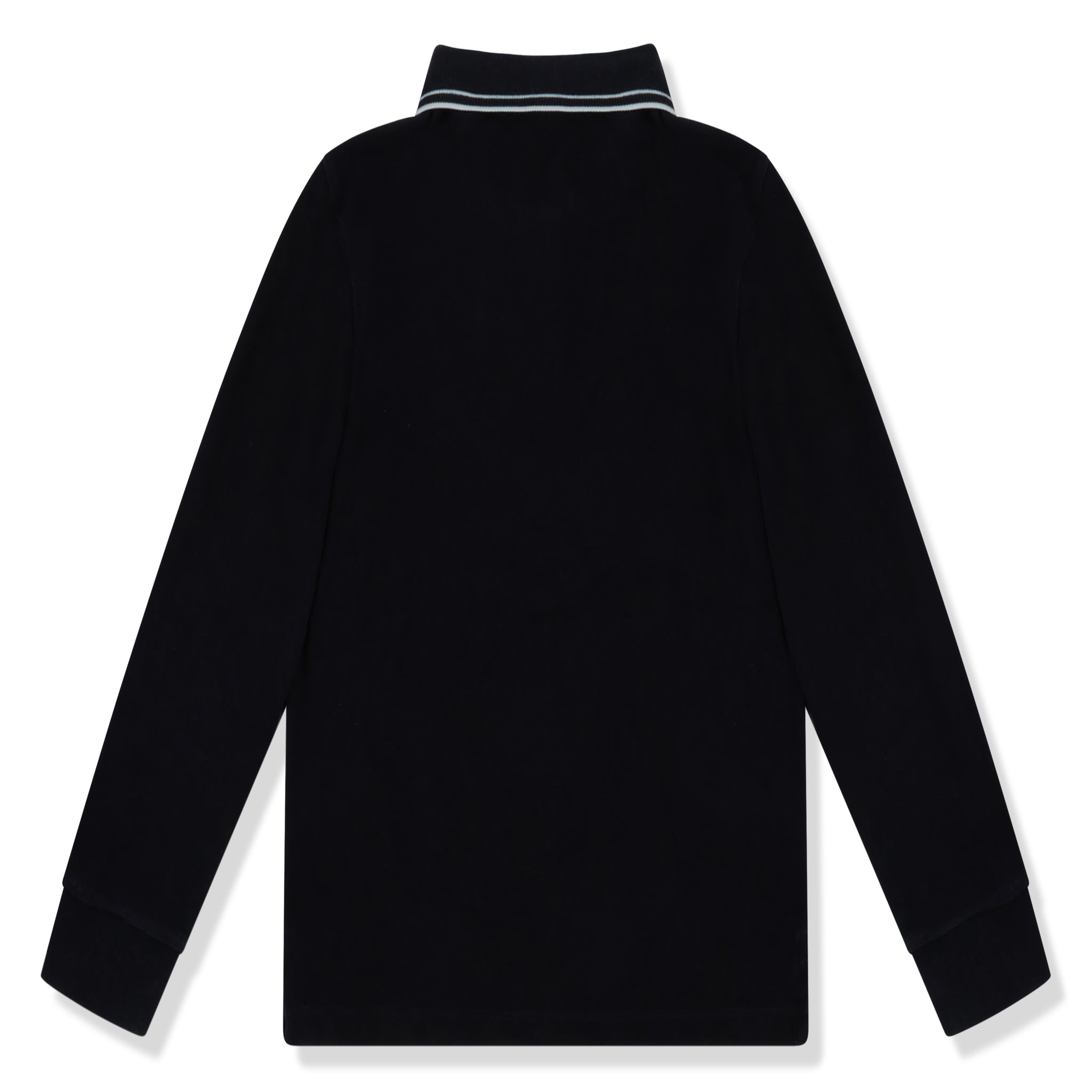 Image of Stone Island Junior Logo Compass Patch Navy Polo Shirt