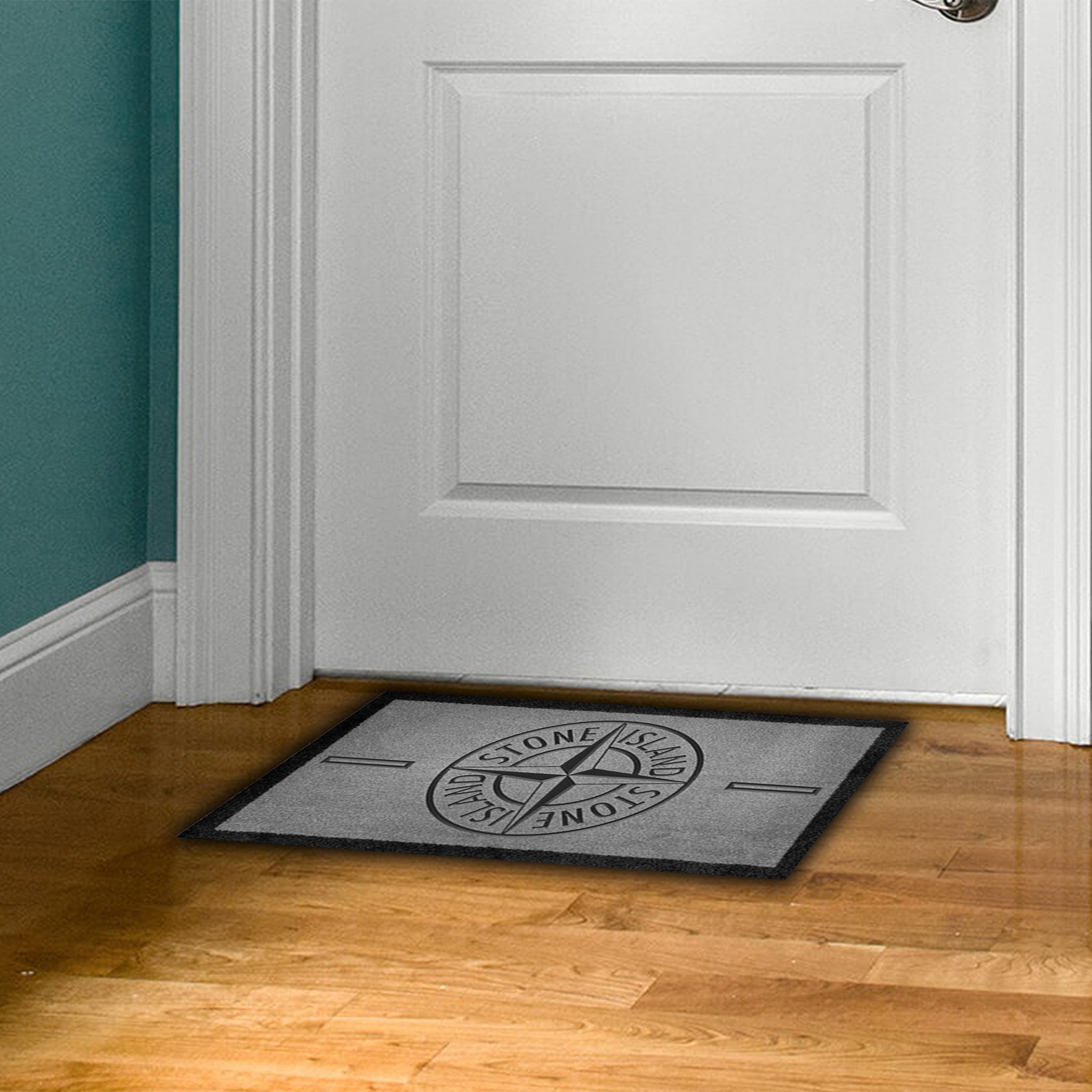 Room view of Stone Island Light Grey Doormat 70x40cm