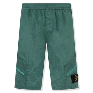 Stone Island Nylon Metal Dark Green Shorts