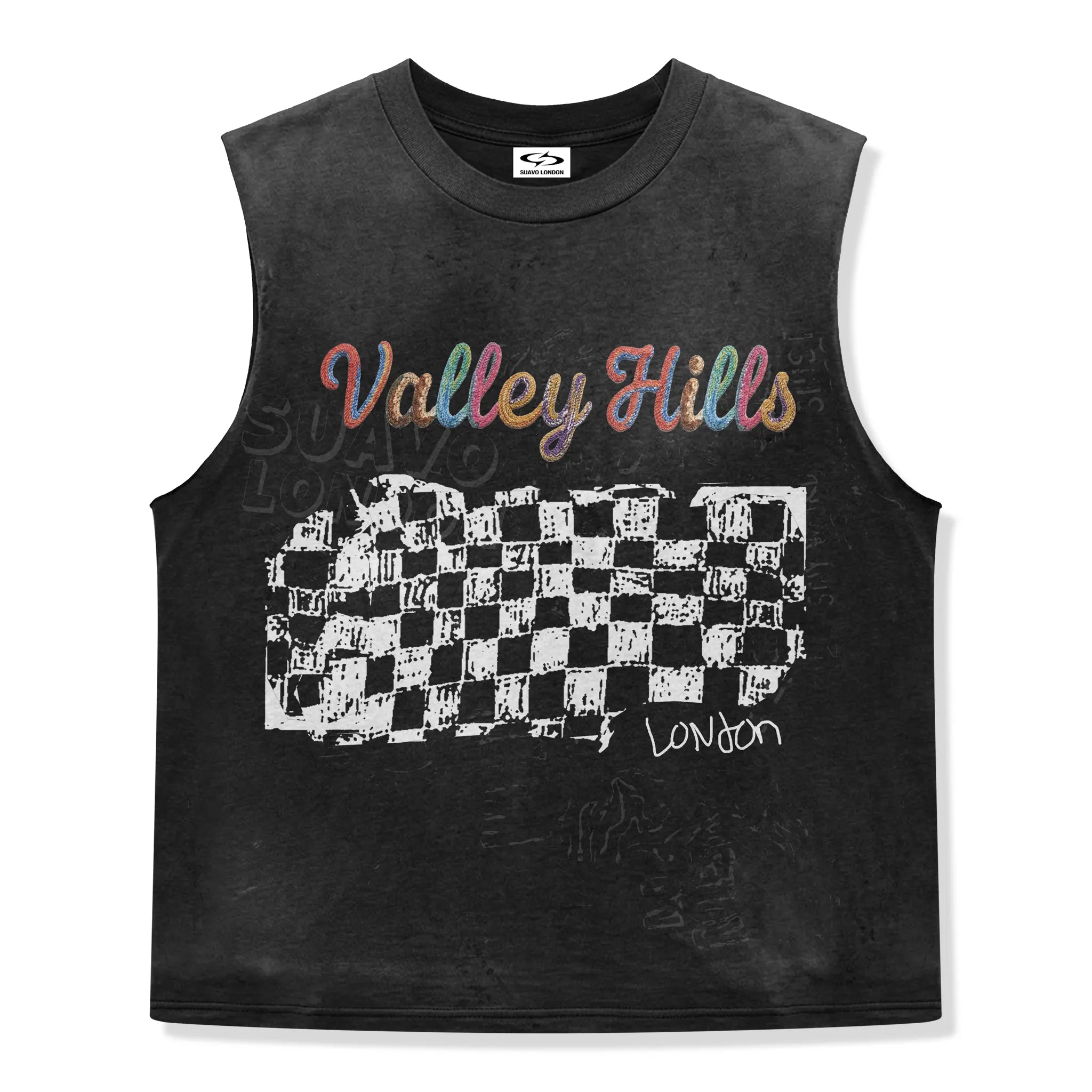 Suavo London Velley Hills Black Vest