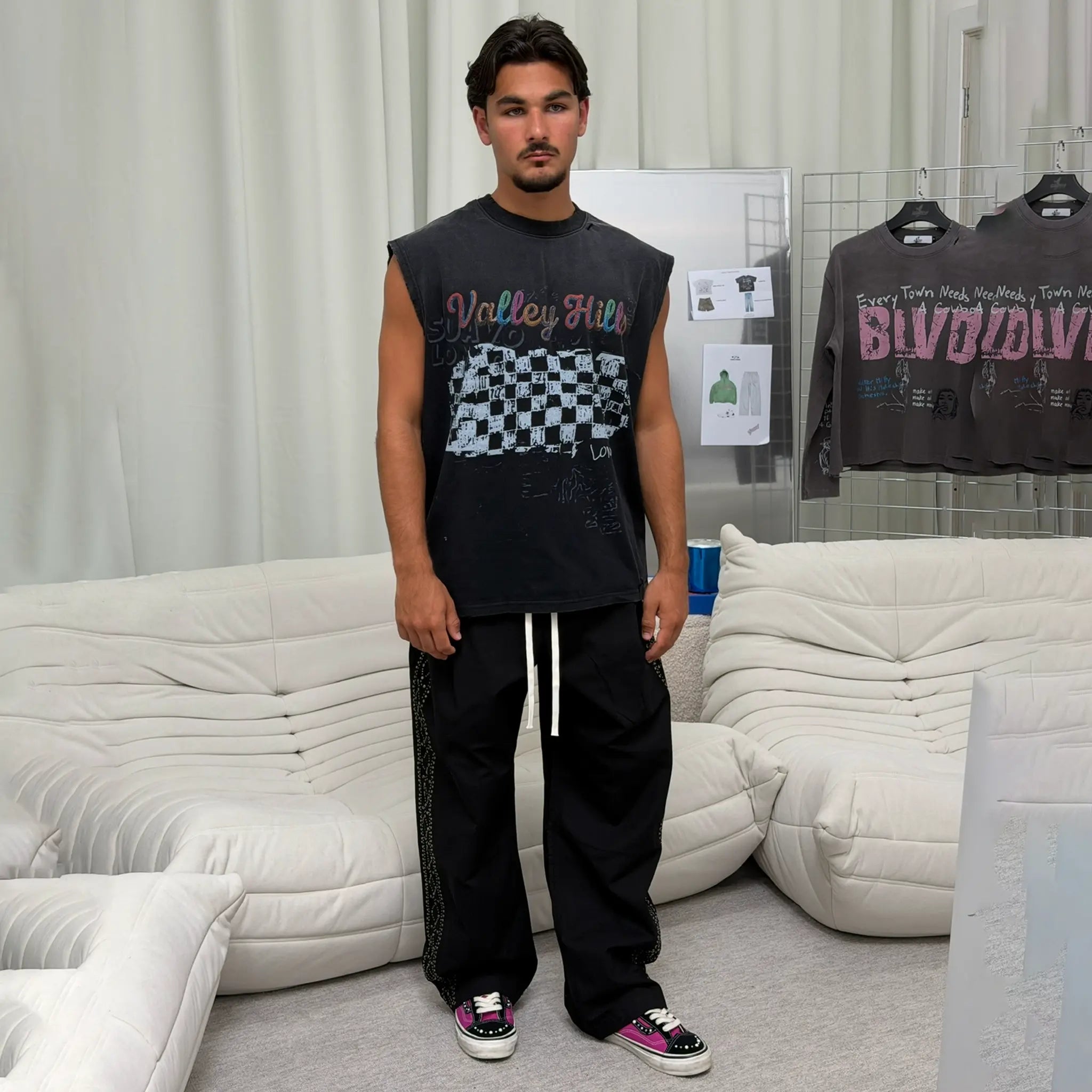 Suavo London Velley Hills Black Vest