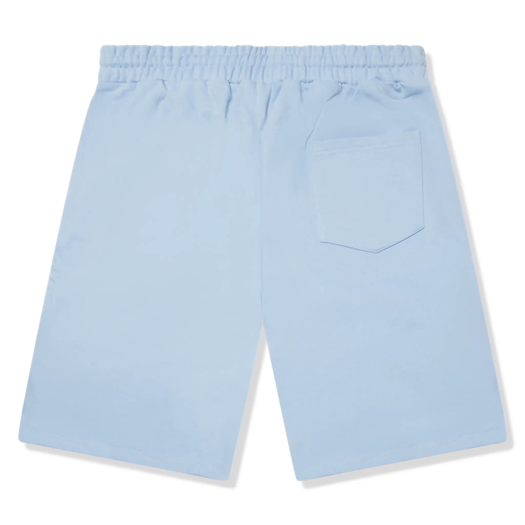 Back View of Suavo World Essentials Blue Shorts