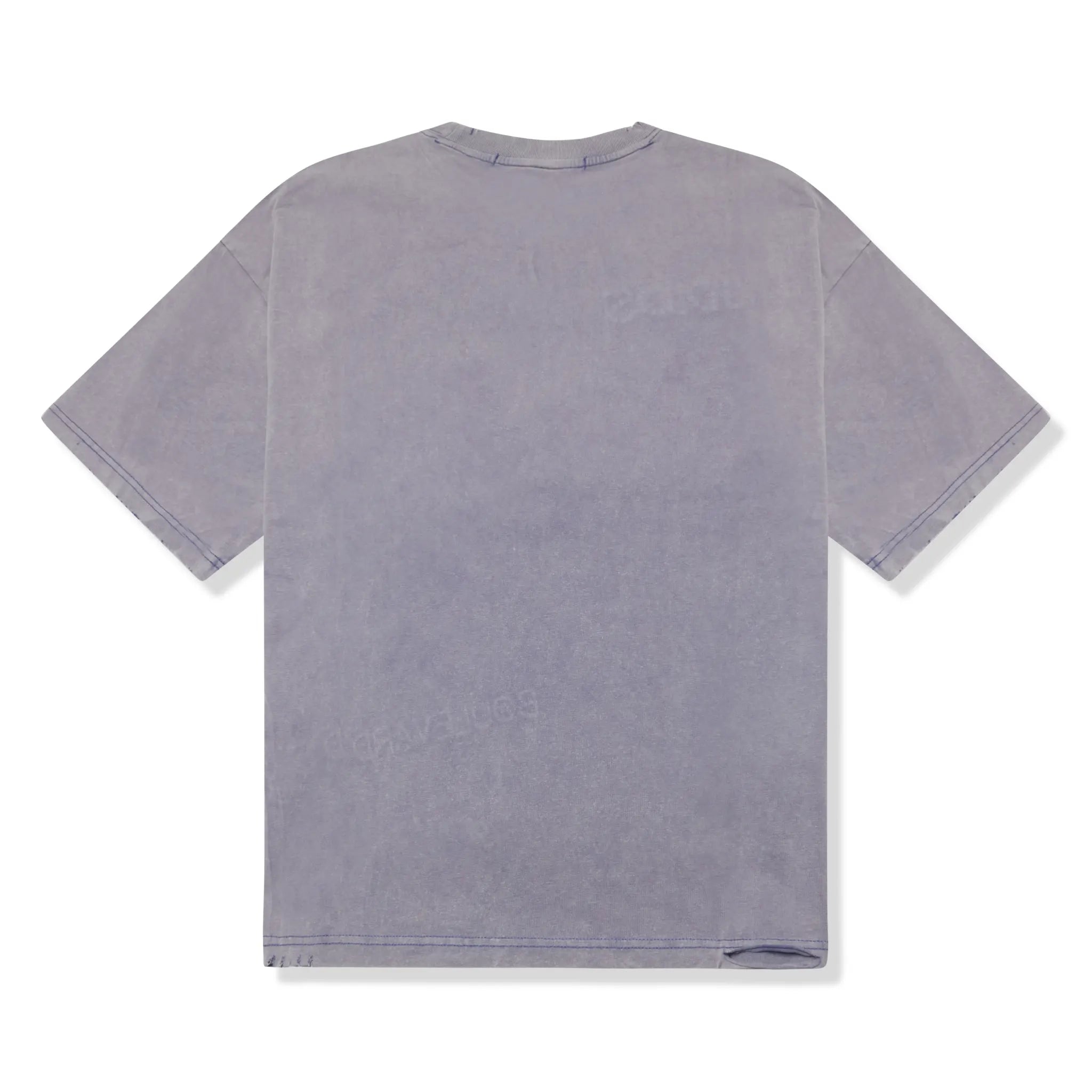 Back View of Suavo World Saint Hollywood Ultra Violet T-Shirt