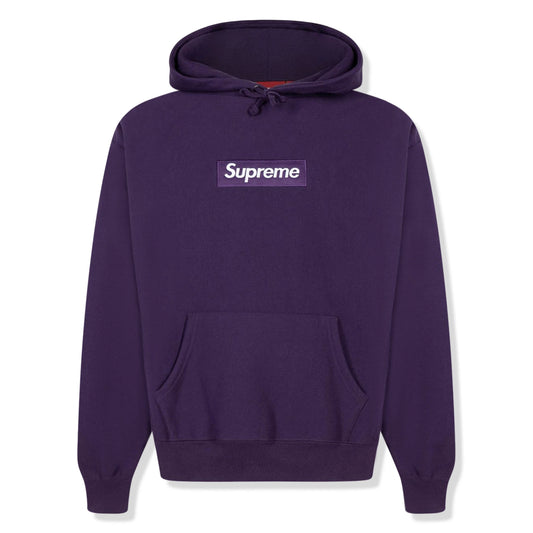 Supreme Box Logo Dark Purple Hoodie (FW23)