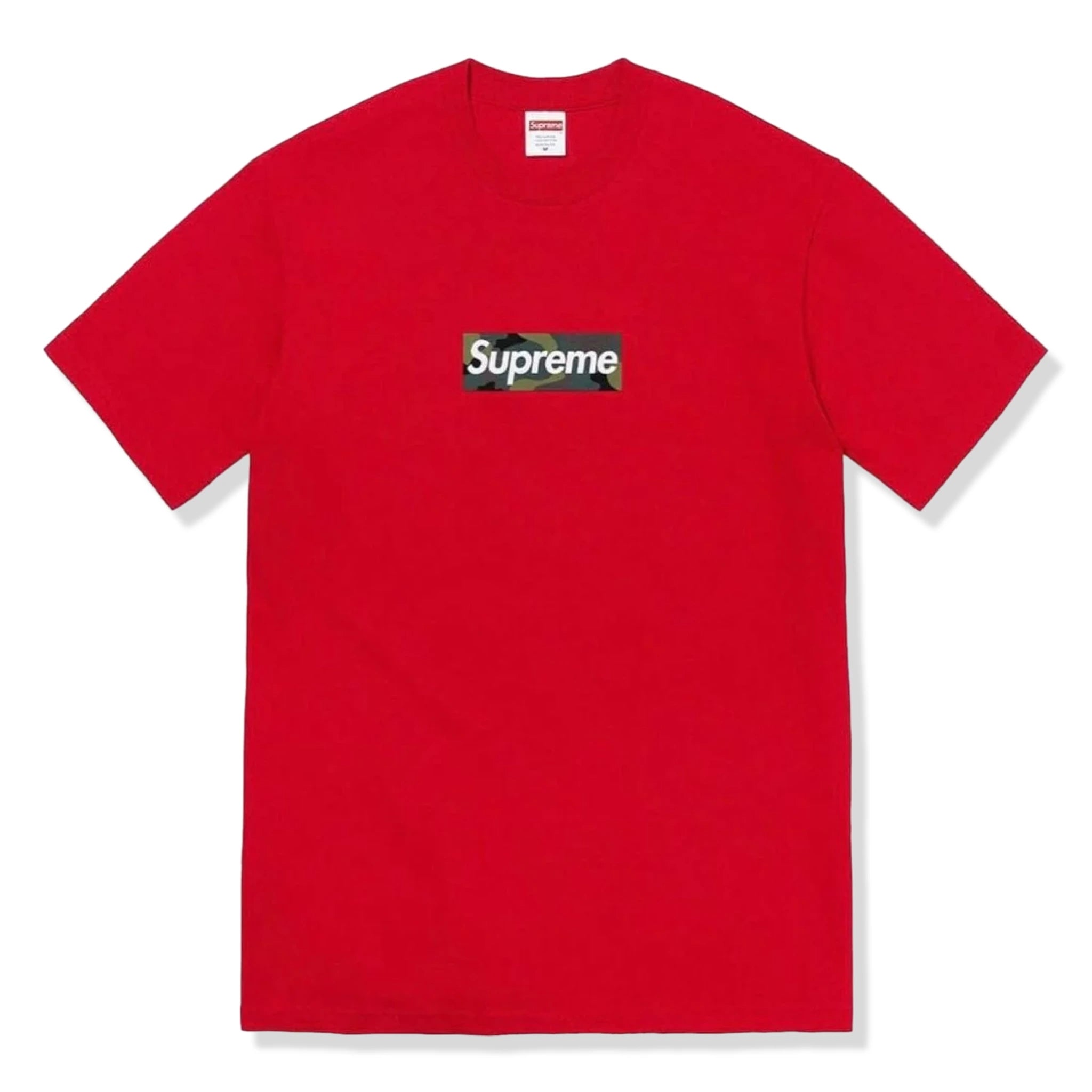 Supreme box logo pullover red camo shop