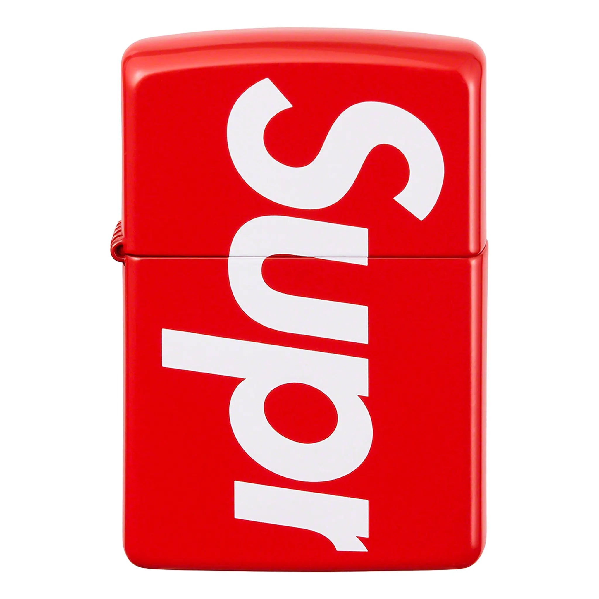 Front View of Supreme Supreme Red Zippo