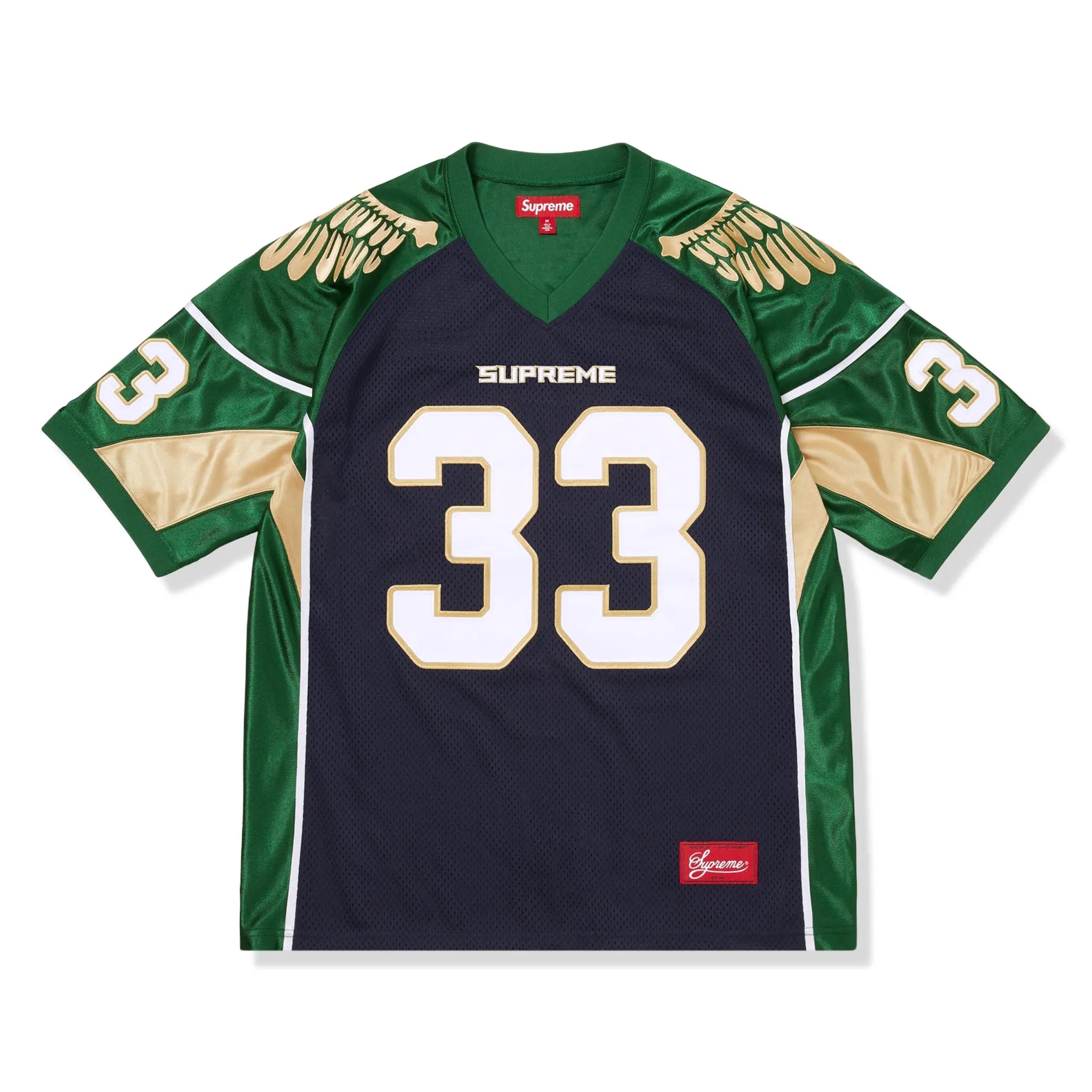 Supreme Wings Navy Football Jersey
