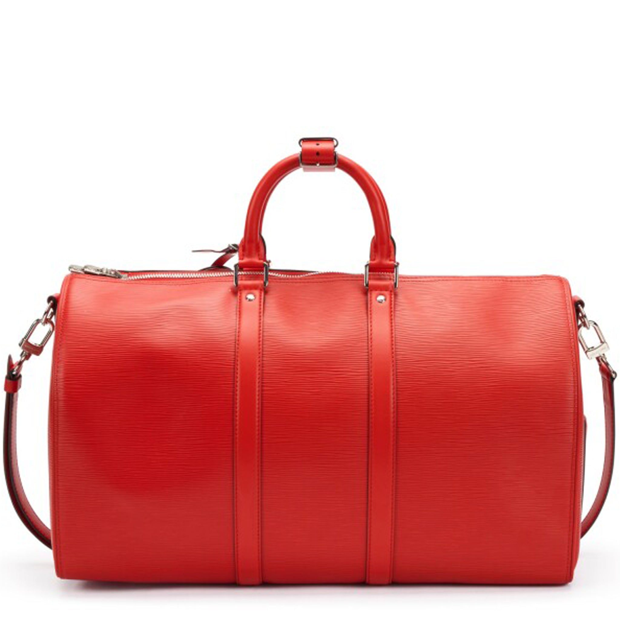 Back View of of Supreme x Louis Vuitton Keepall Bandouliere 45