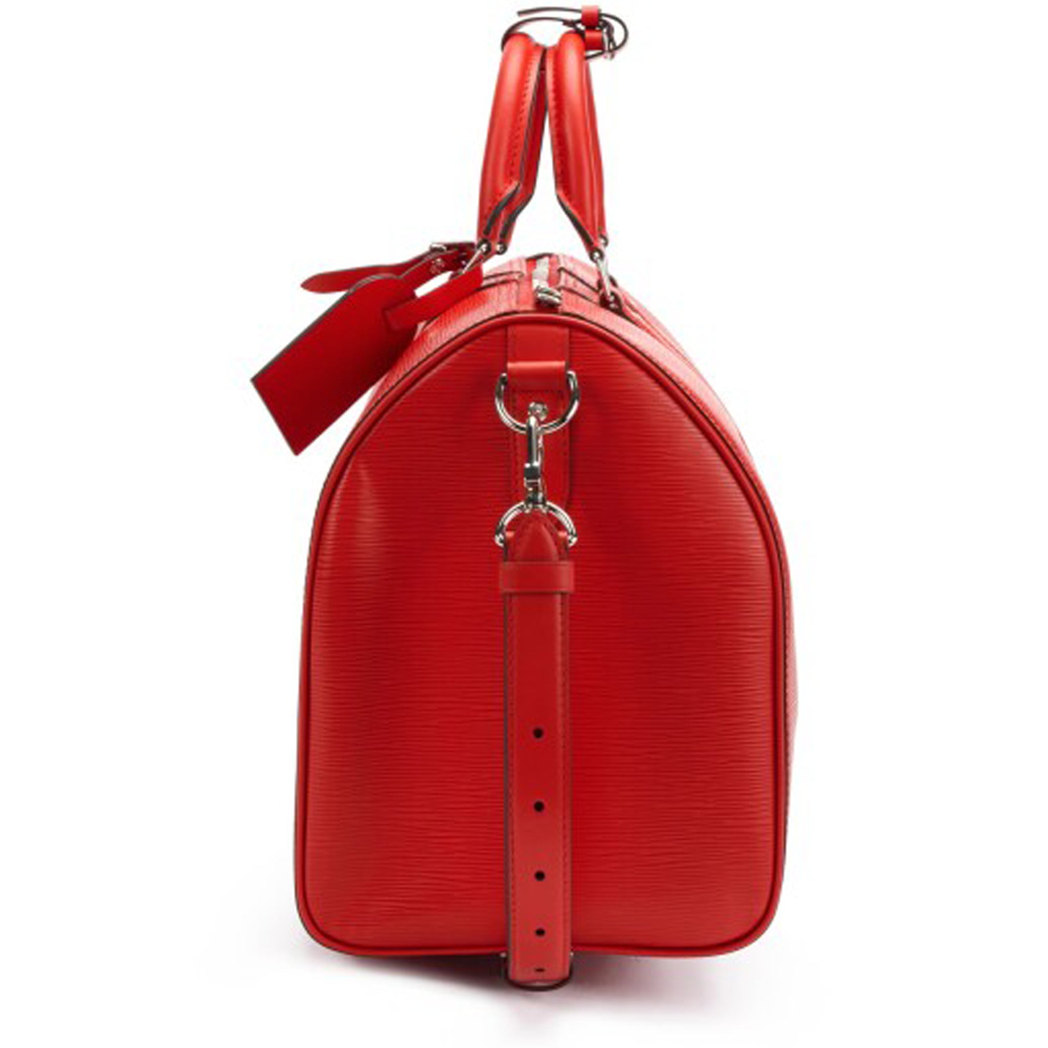 side View of Supreme x Louis Vuitton Keepall Bandouliere 45