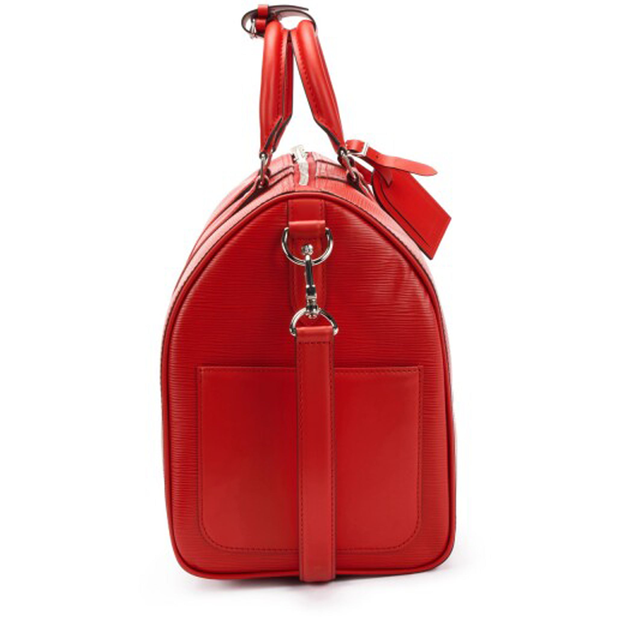 Side View of Supreme x Louis Vuitton Keepall Bandouliere 45