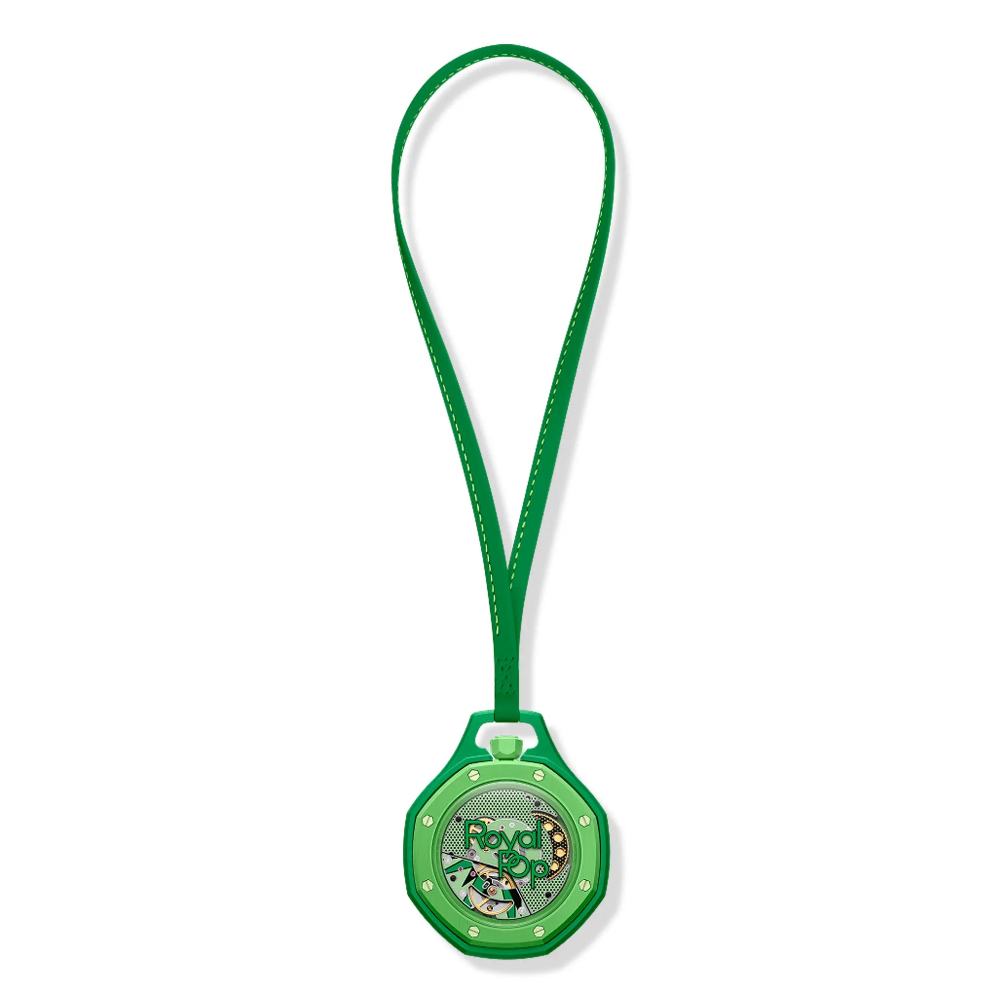 Back View of Swatch x Audemars Piguet Royal Pop Green Eight SSX03G100N