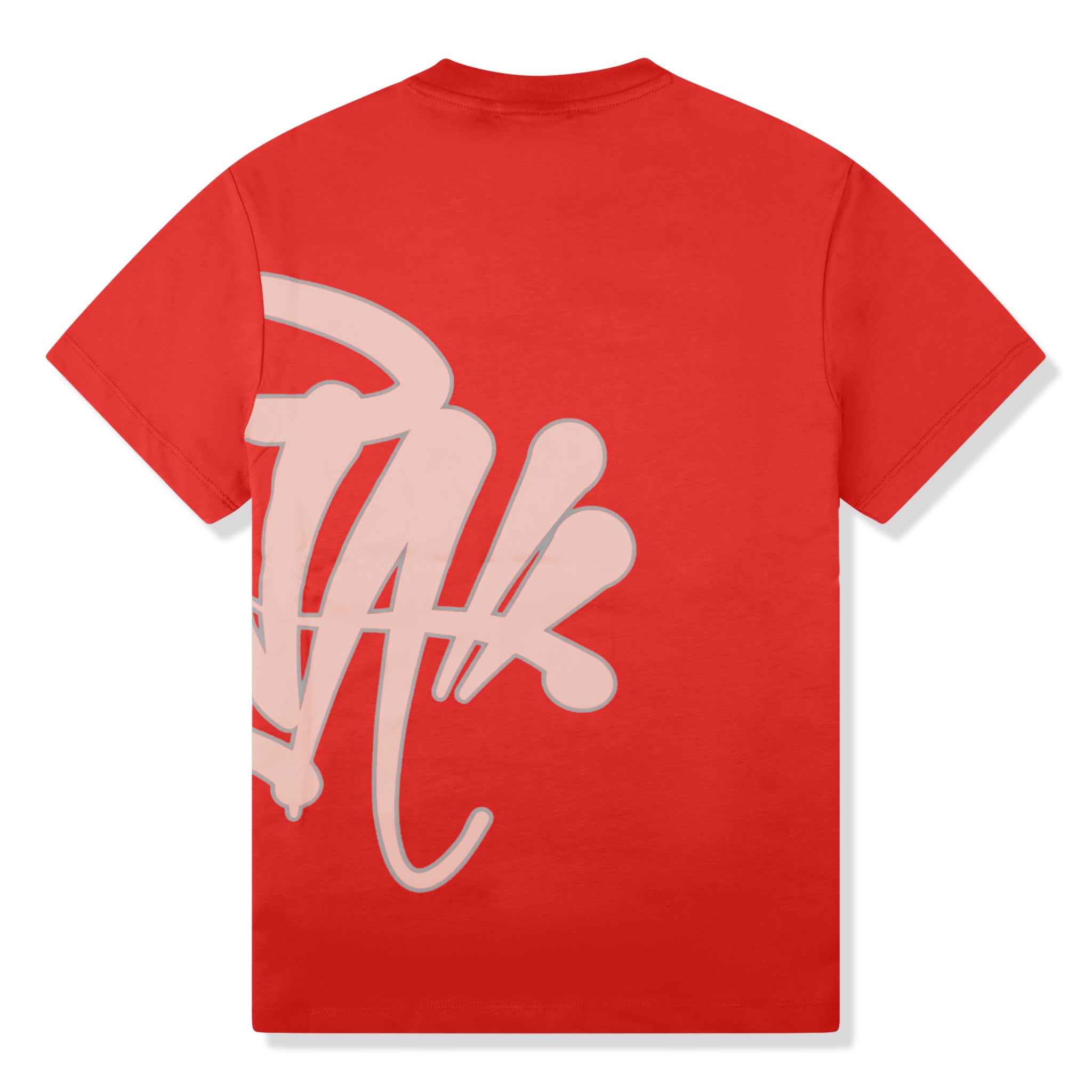 Back tee view of Syna World Logo Red T-Shirt & Shorts SYNA-TEE-RED