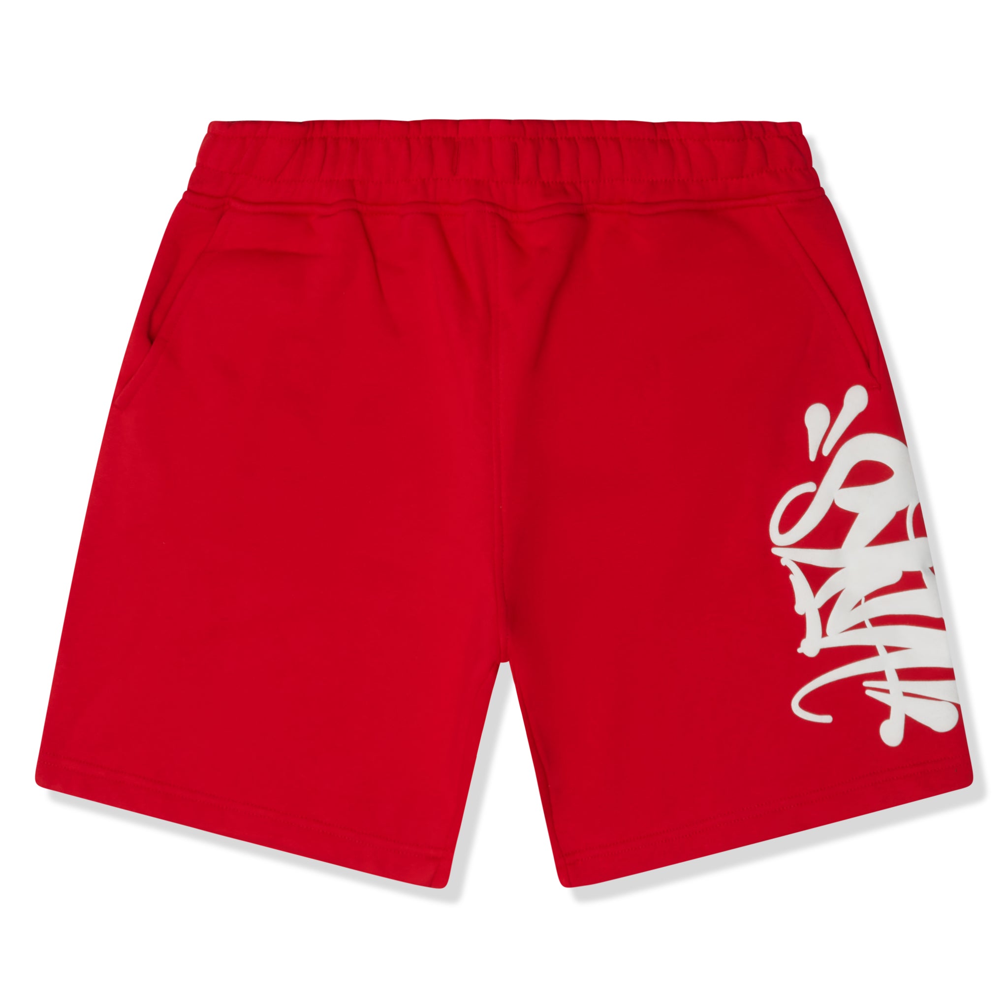 Front view of Syna World Team Syna Twinset Red T-Shirt & Shorts