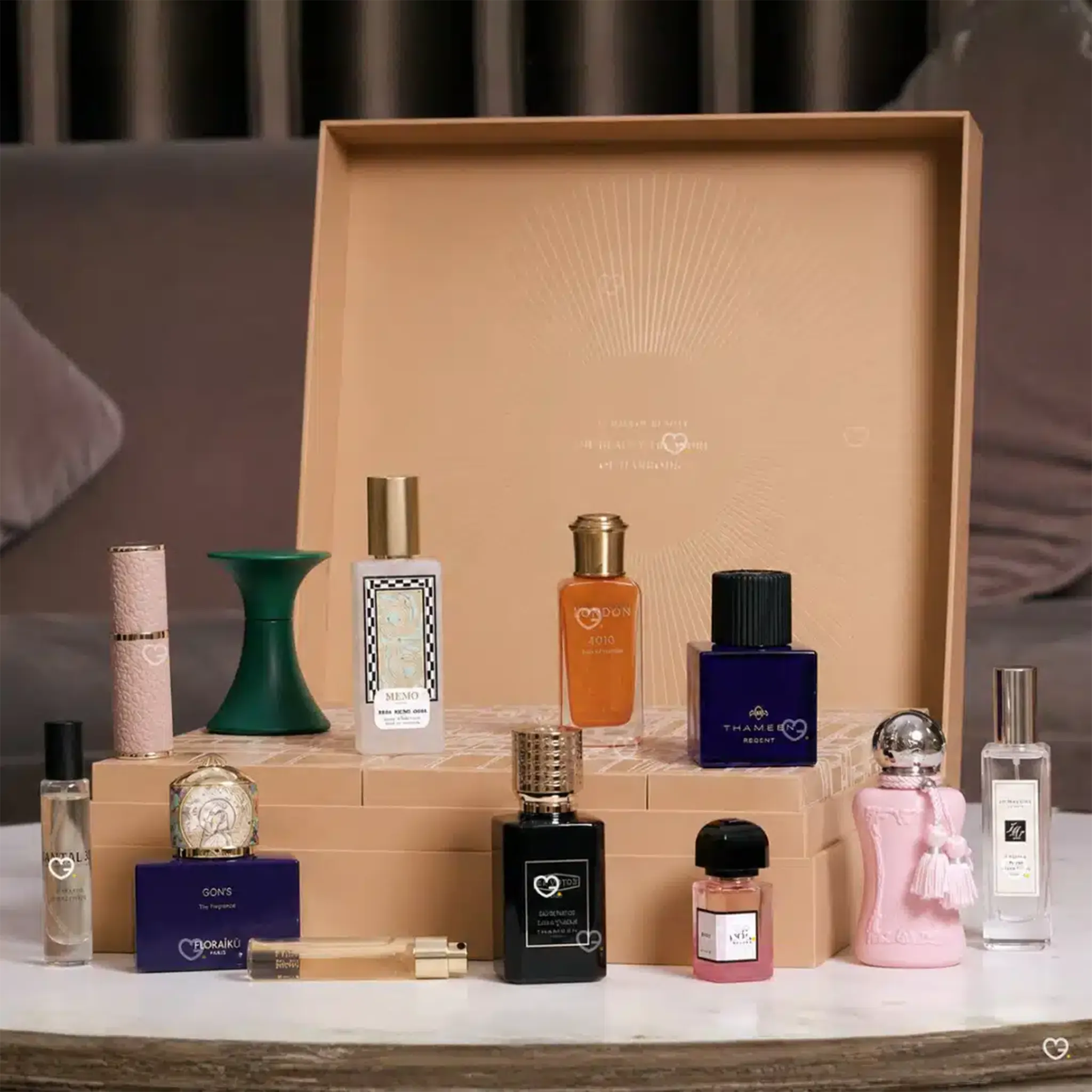 Front View of The Harrods 12 Days of Fragrance Advent Calendar 2026