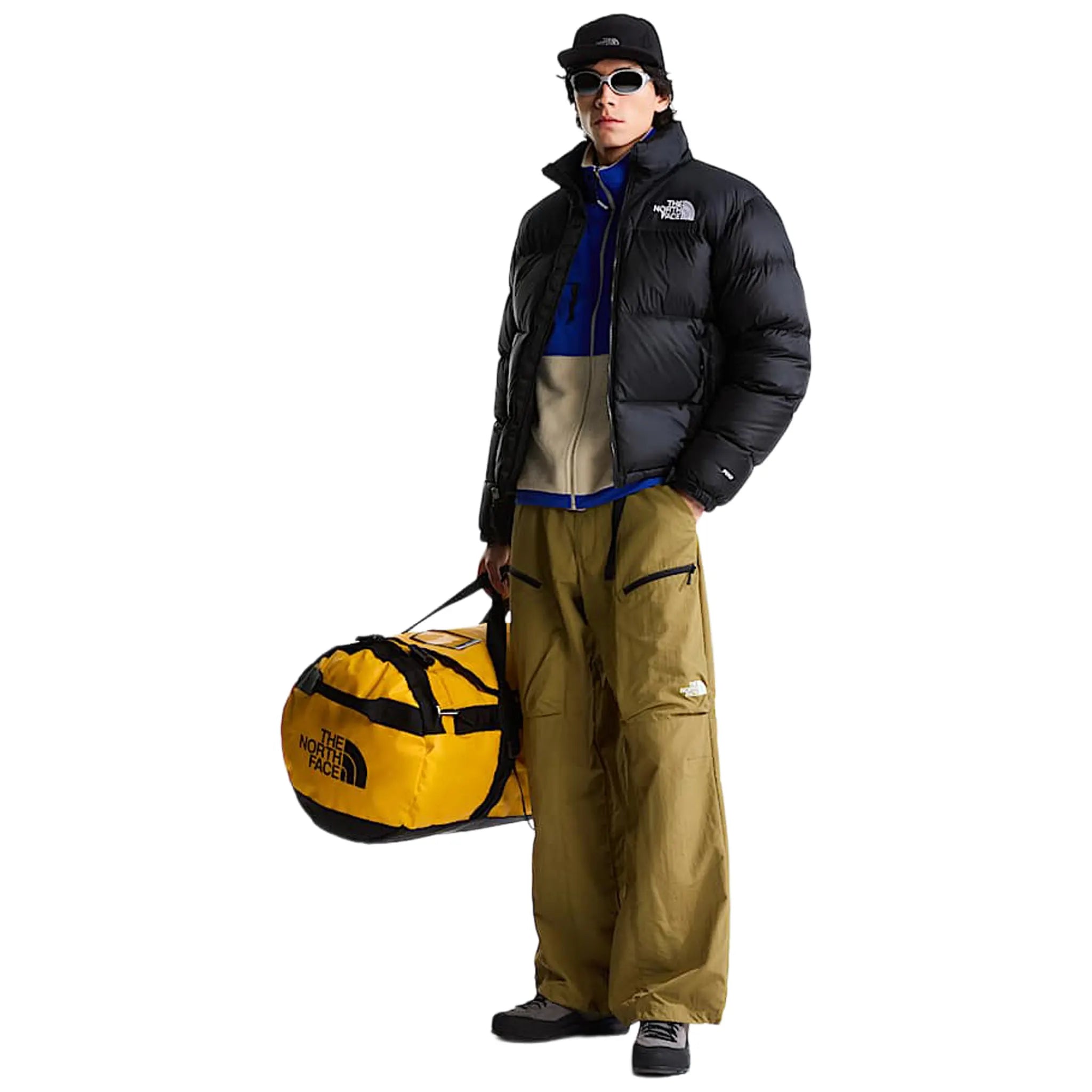 Front Side View of The North Face 1996 Retro Nuptse Black Jacket