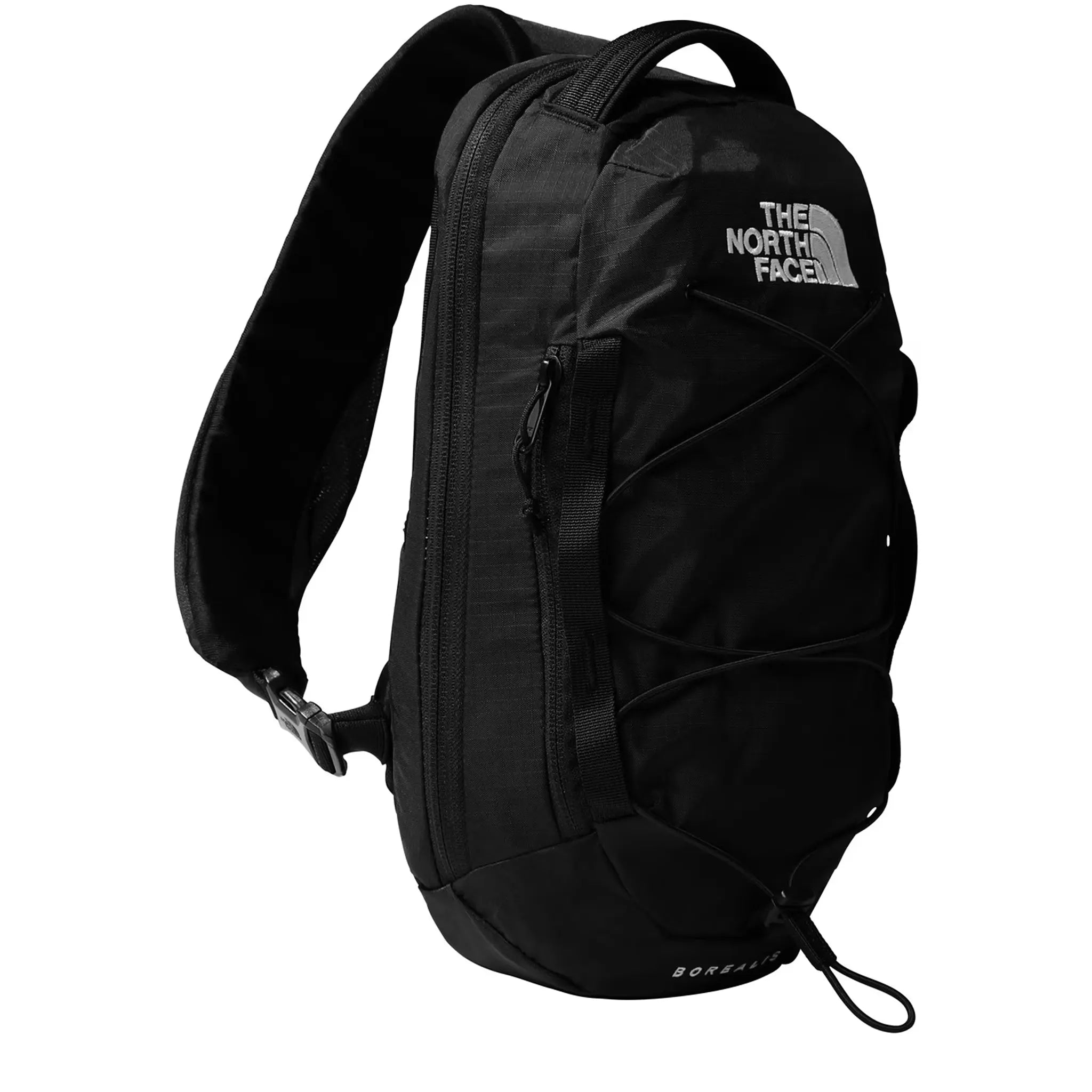 Front view of The North Face TNFL Borealis Sn42 Black White Sling NF0A52UPKY41