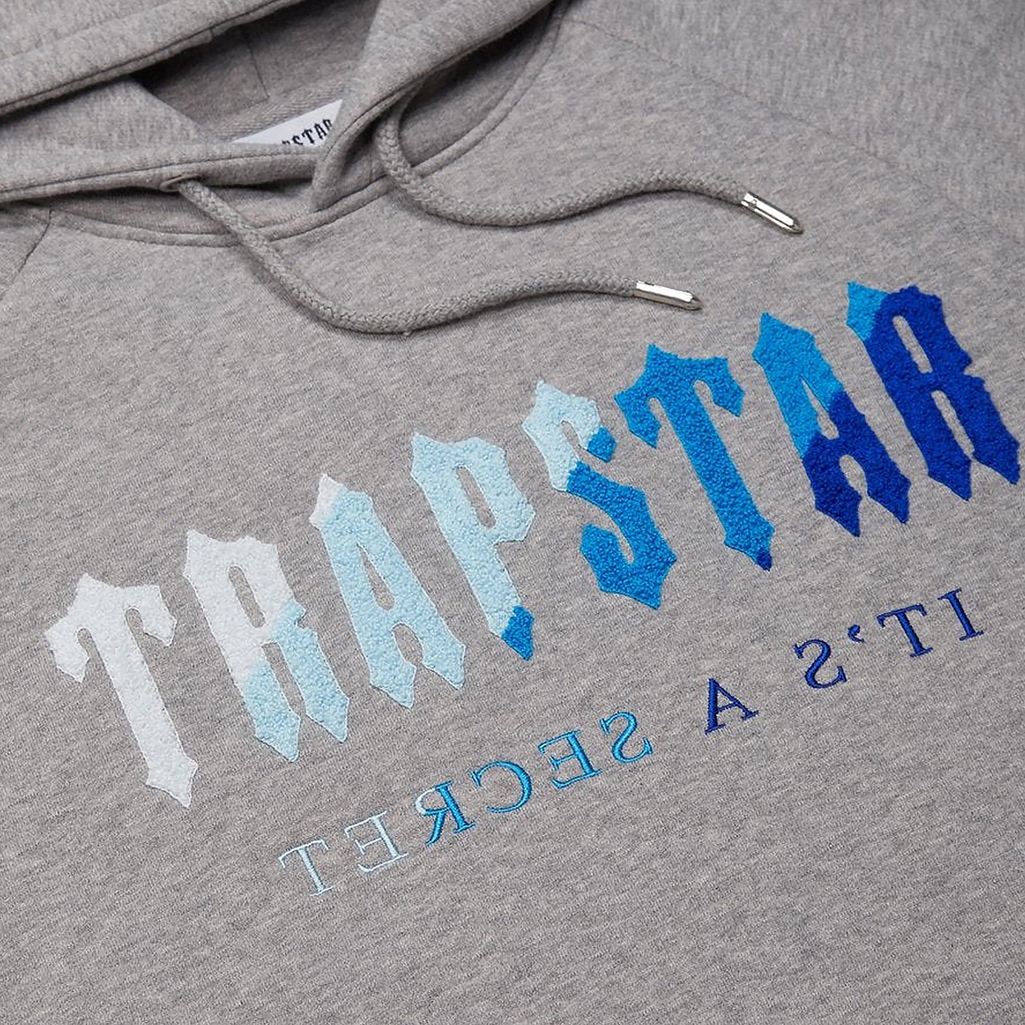 Image of Trapstar Chenille Decoded Grey Ice Flavours 2.0 Edition Tracksuit