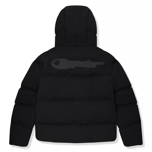 Trapstar Hyperdrive Technical Hooded Blackout Edition Puffer Jacket
