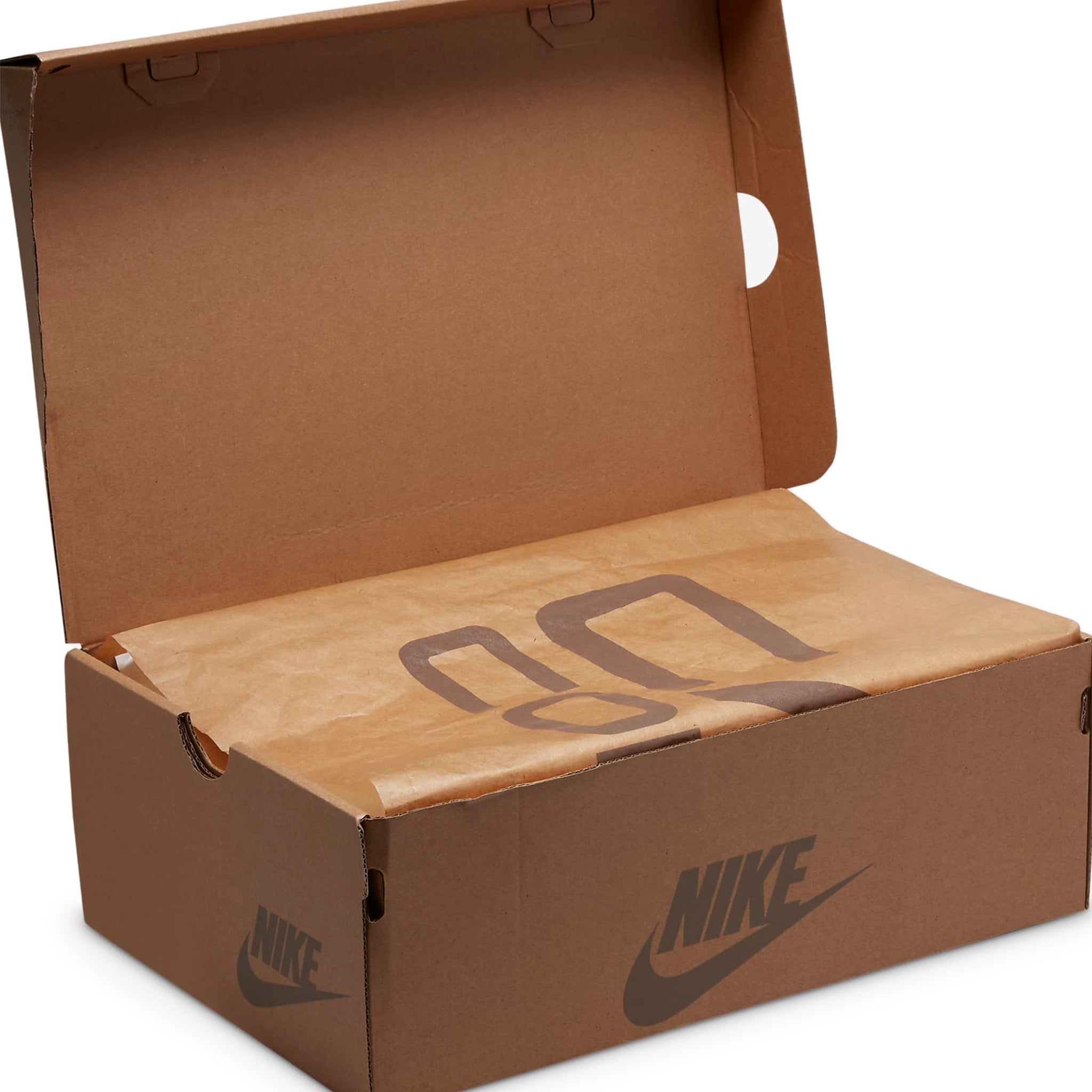 Box view of Travis Scott x Nike Air Max 1 Saturn Gold DO9392-700