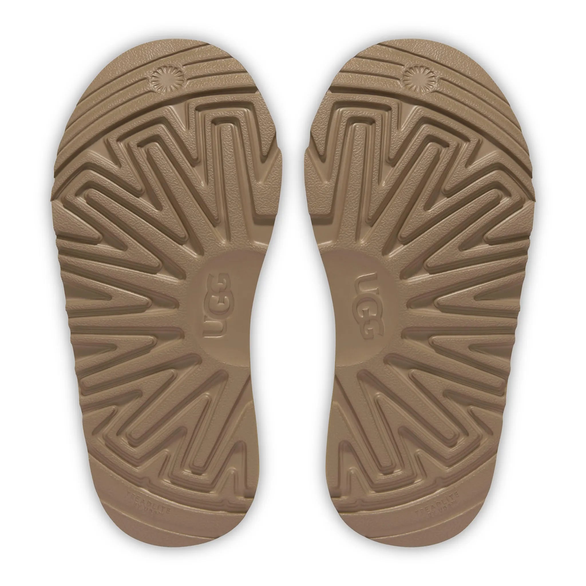 Sole View of UGG Classic Ultra Mini Kids Brown Boots UGGA2015101211
