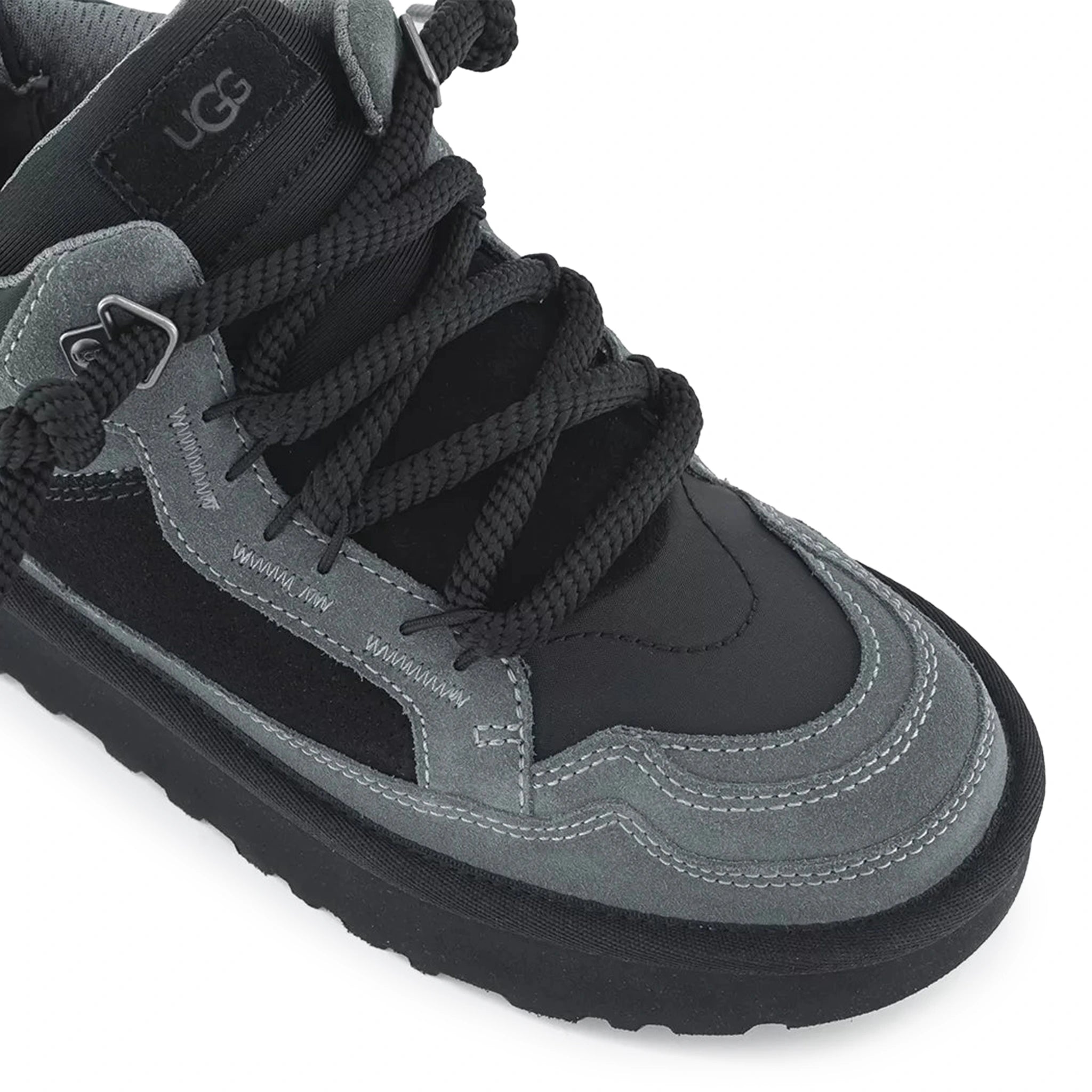 Tongue view of UGG Lowmel Trainer Spring Rainstorm (W)