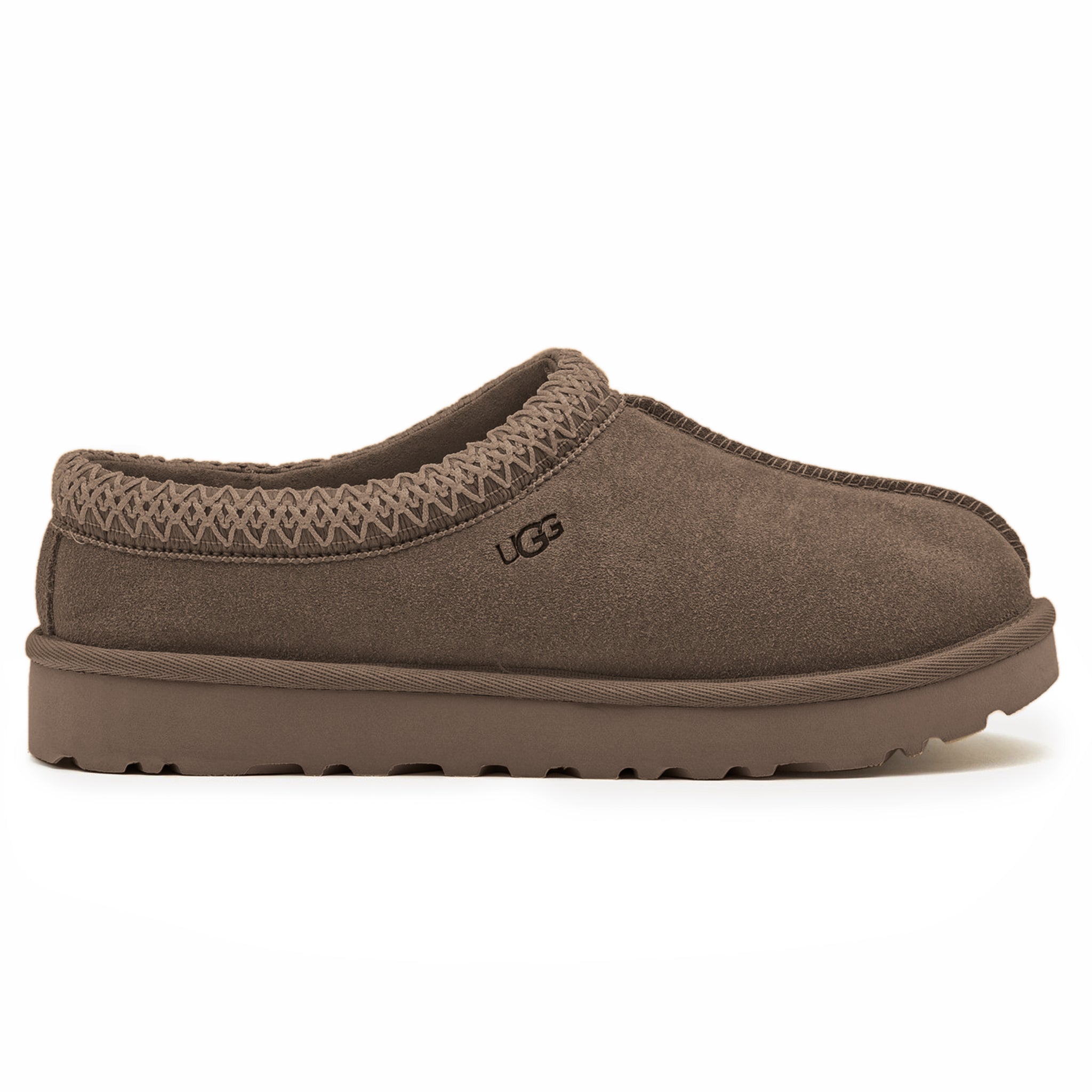Side view of UGG Tasman Caribou Walnut Slippers (W) 5955-CBNL