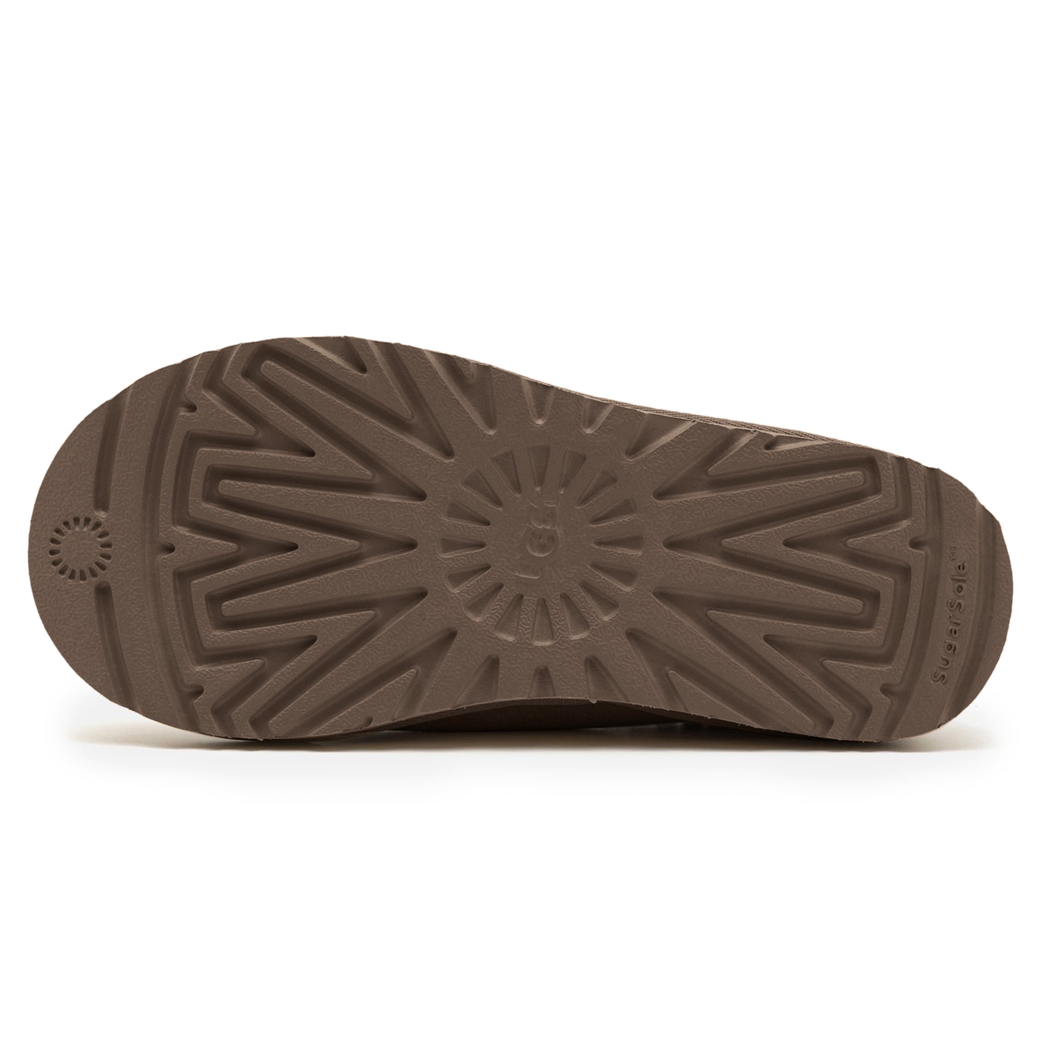 Sole view of UGG Tasman Caribou Walnut Slippers (W) 5955-CBNL