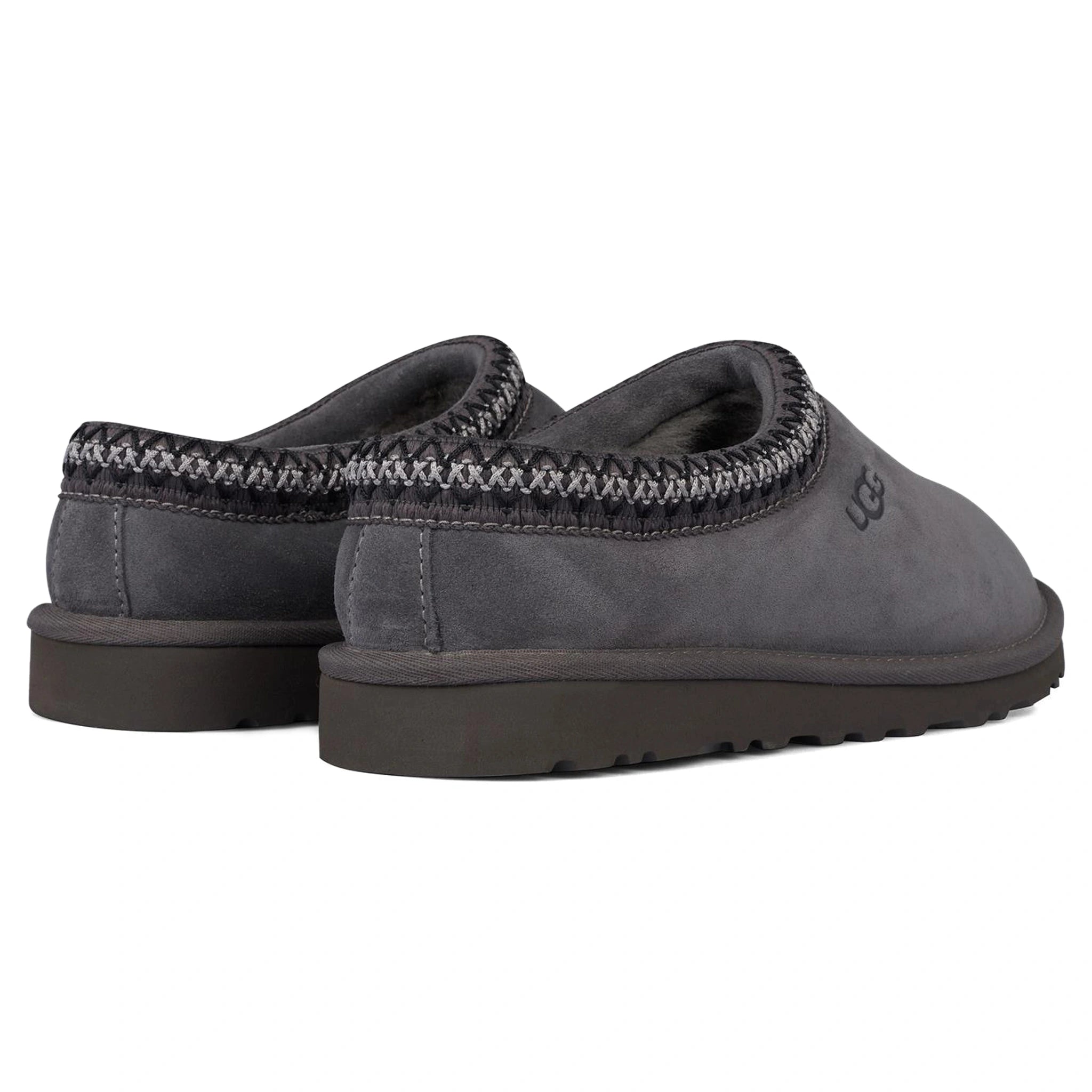 Back side view of UGG Tasman Dark Grey 5950-DGRY