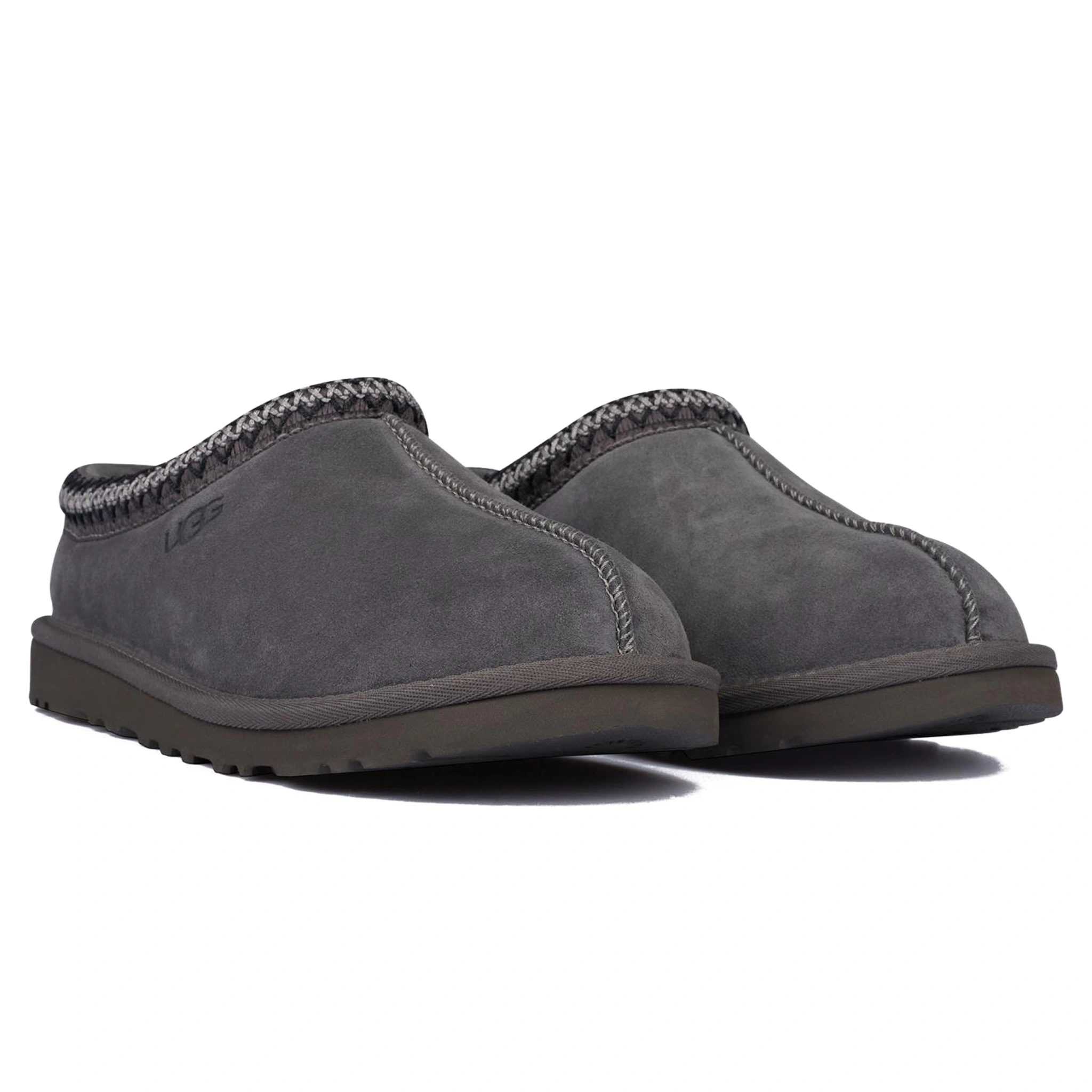 Front side view of UGG Tasman Dark Grey 5950-DGRY