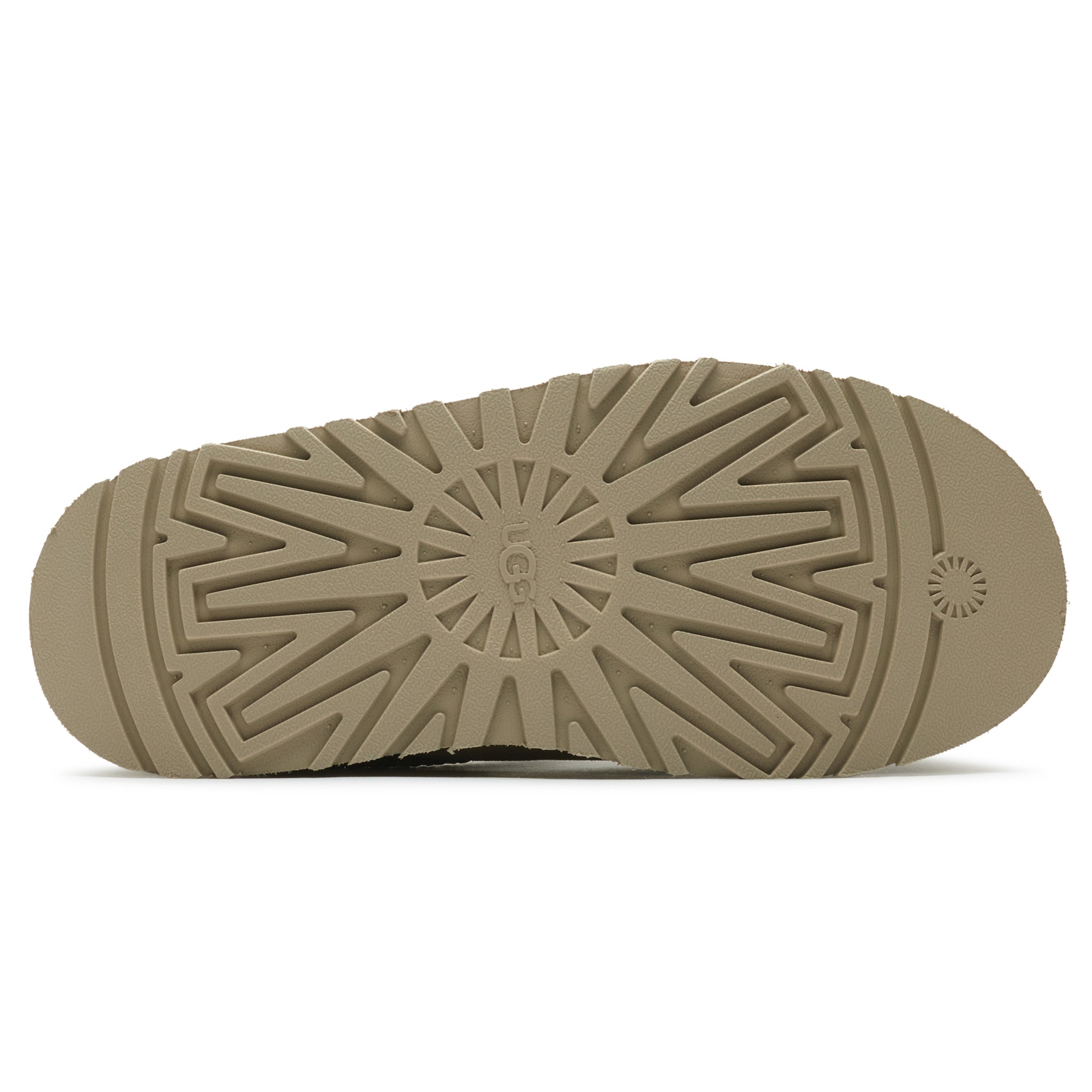 Sole view of UGG Tazz Platform Mustard Seed Slippers (W) 1122553-mdsd