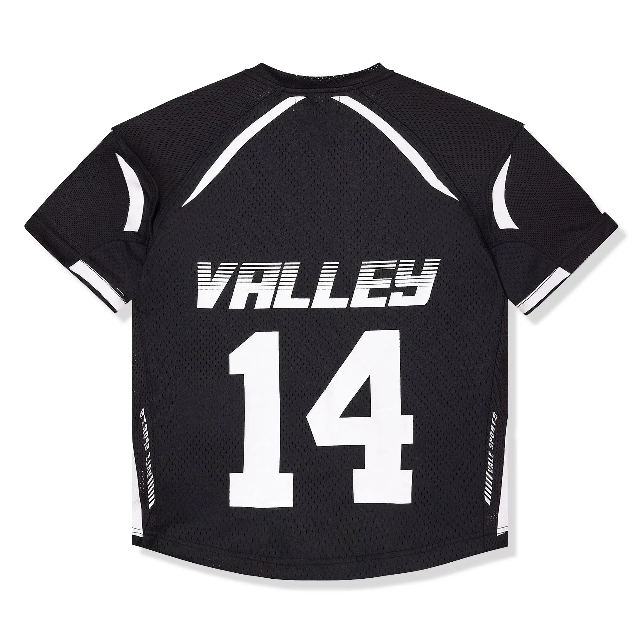 Back View of Vale Forever Valley Dreams Valley Sports Dept. Black Jersey