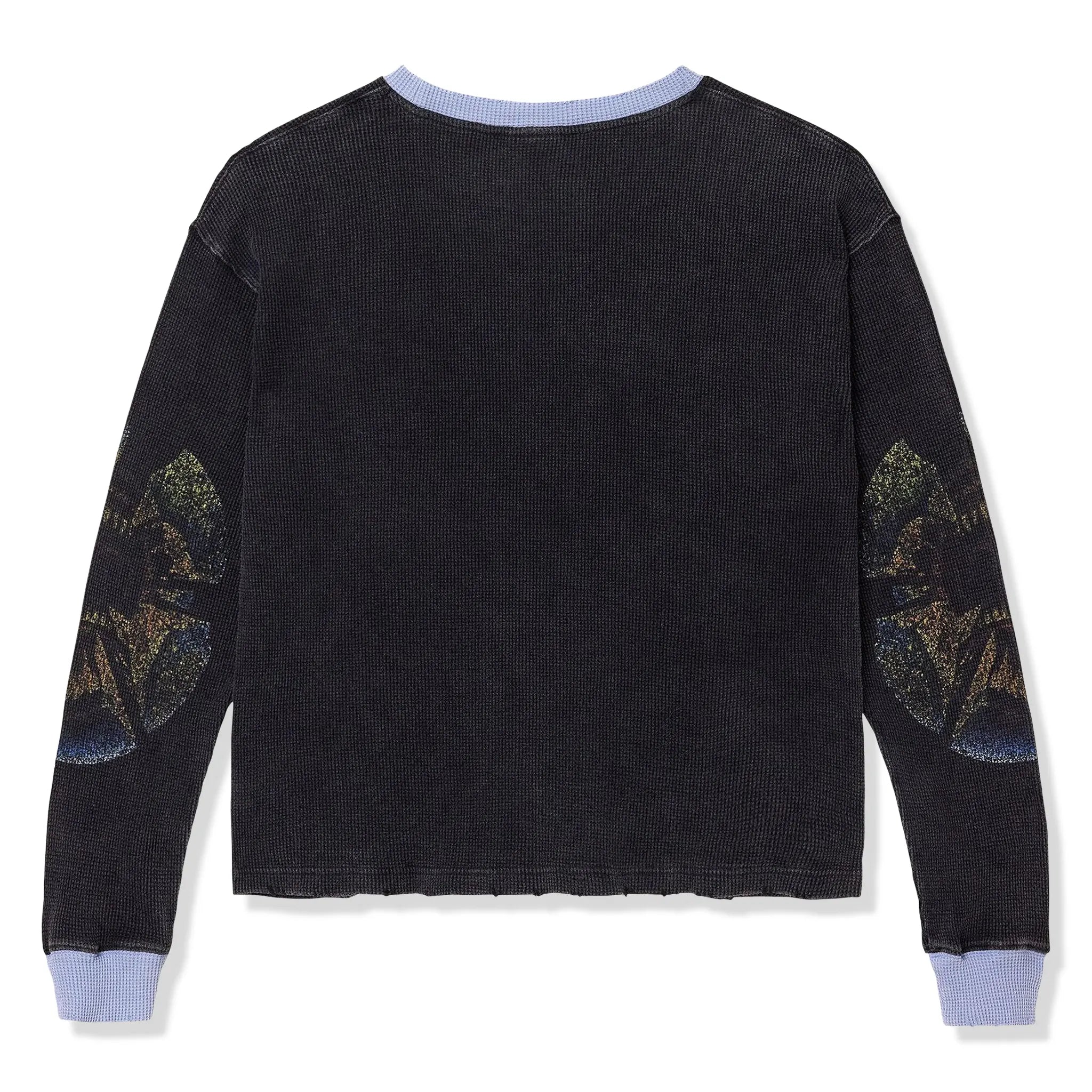 Back View of Vale Forever Wrath Of Faith Thermal Black Sweatshirt VALE 11 003 VFWOFTB BK