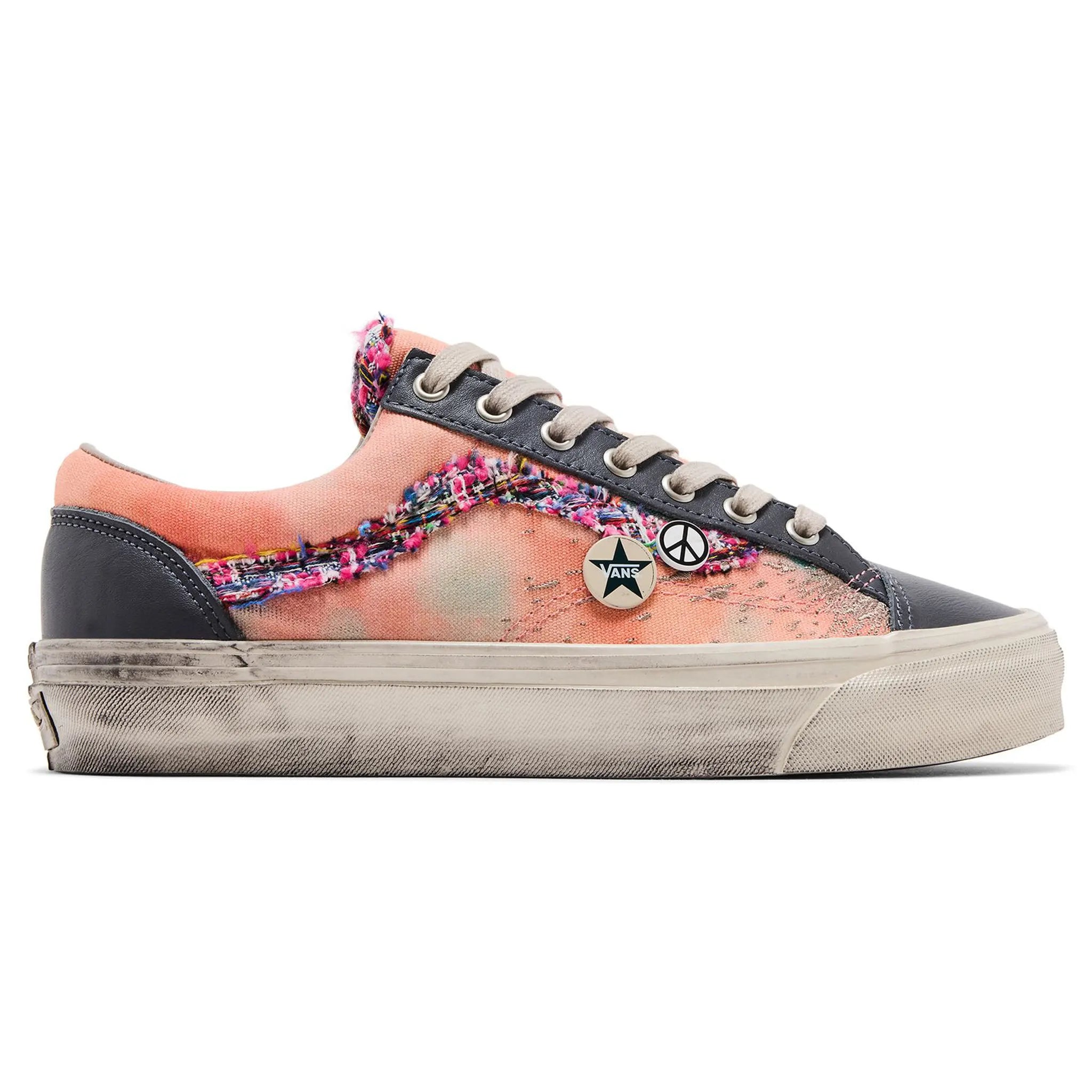 Side View of Vans Pearlised Souvenir Asphalt Old Skool 36LX VN000E8VE4A