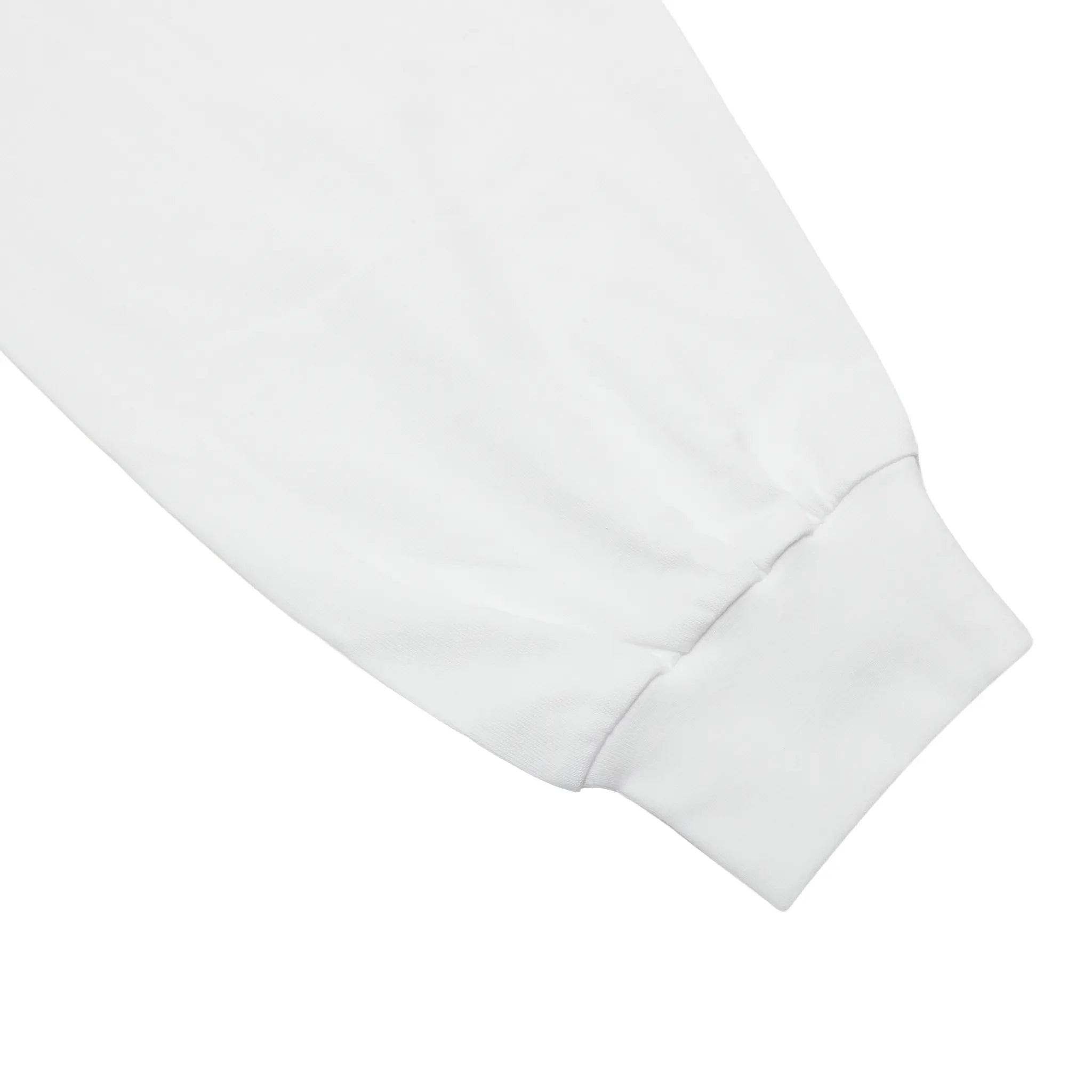 Sleeve View of Wildest Dreams Star Logo L/S White T Shirt