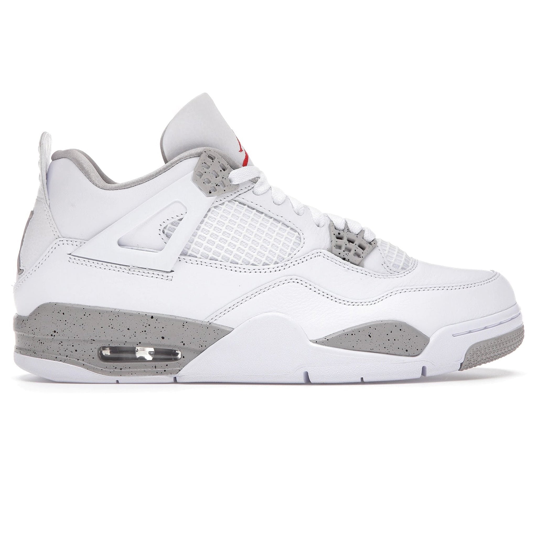 Side view of Air Jordan 4 Retro White Oreo (2021) CT8527-100