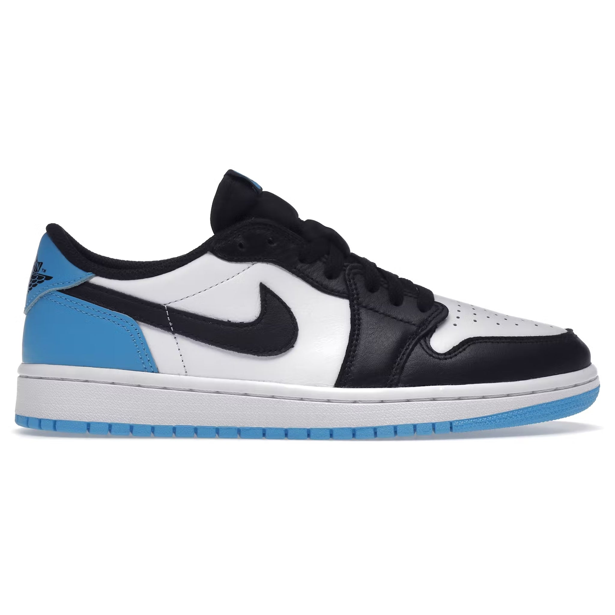 Image of Air Jordan 1 Low Black Dark Powder Blue (W)