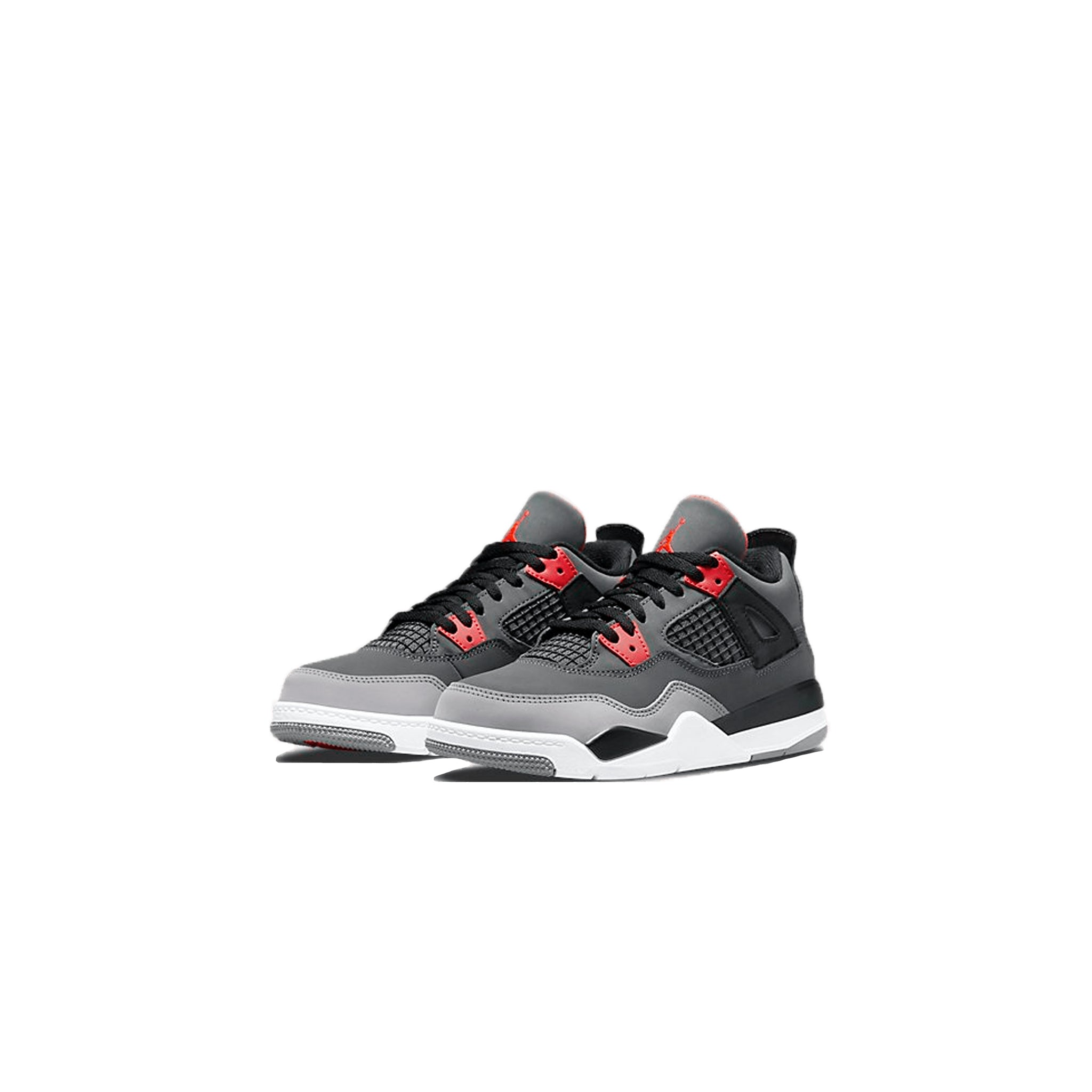 Front side view of Air Jordan 4 Retro Infrared (PS) BQ7669-061