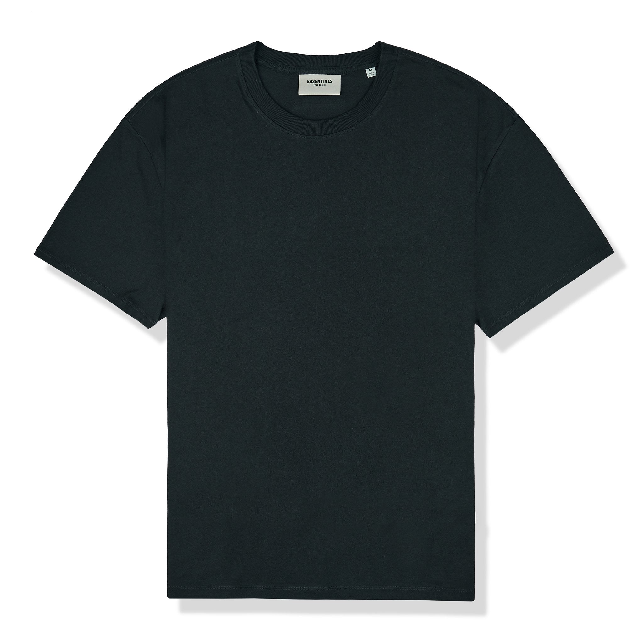 Image of Fear Of God Essentials Back Logo Black T Shirt