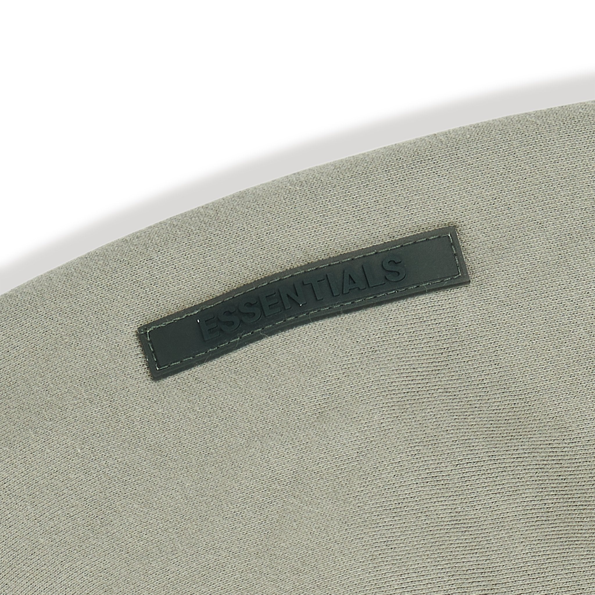 Image of Fear Of God Essentials Reverse Logo Taupe Hoodie (SS21)