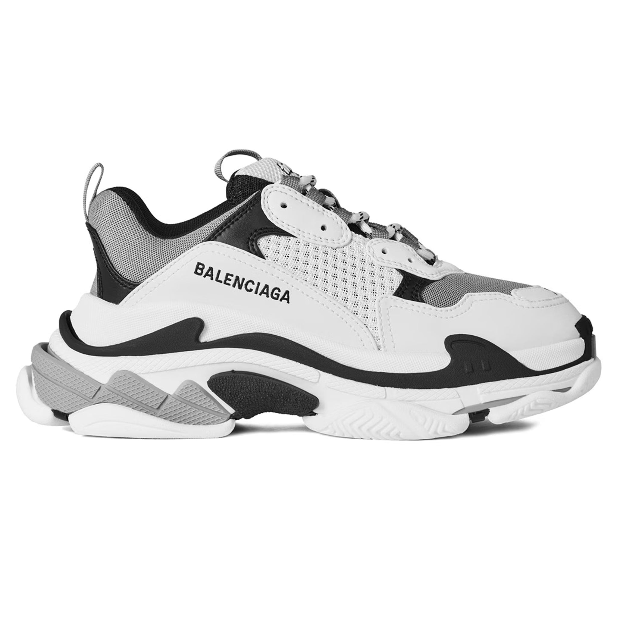 Triple s balenciaga black and white Clearance