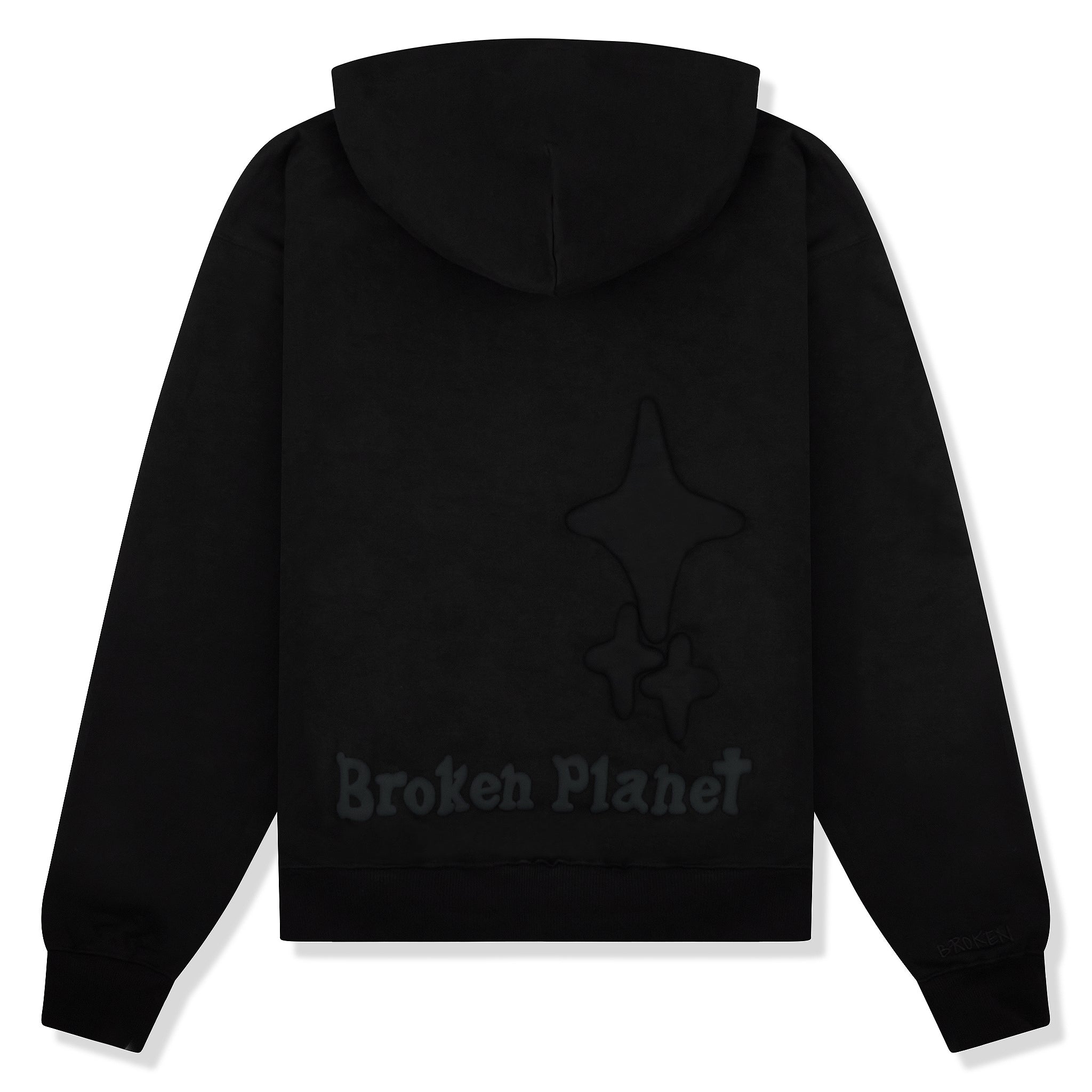 Image of Broken Planet Market Out of the Shadows Soot Black Hoodie