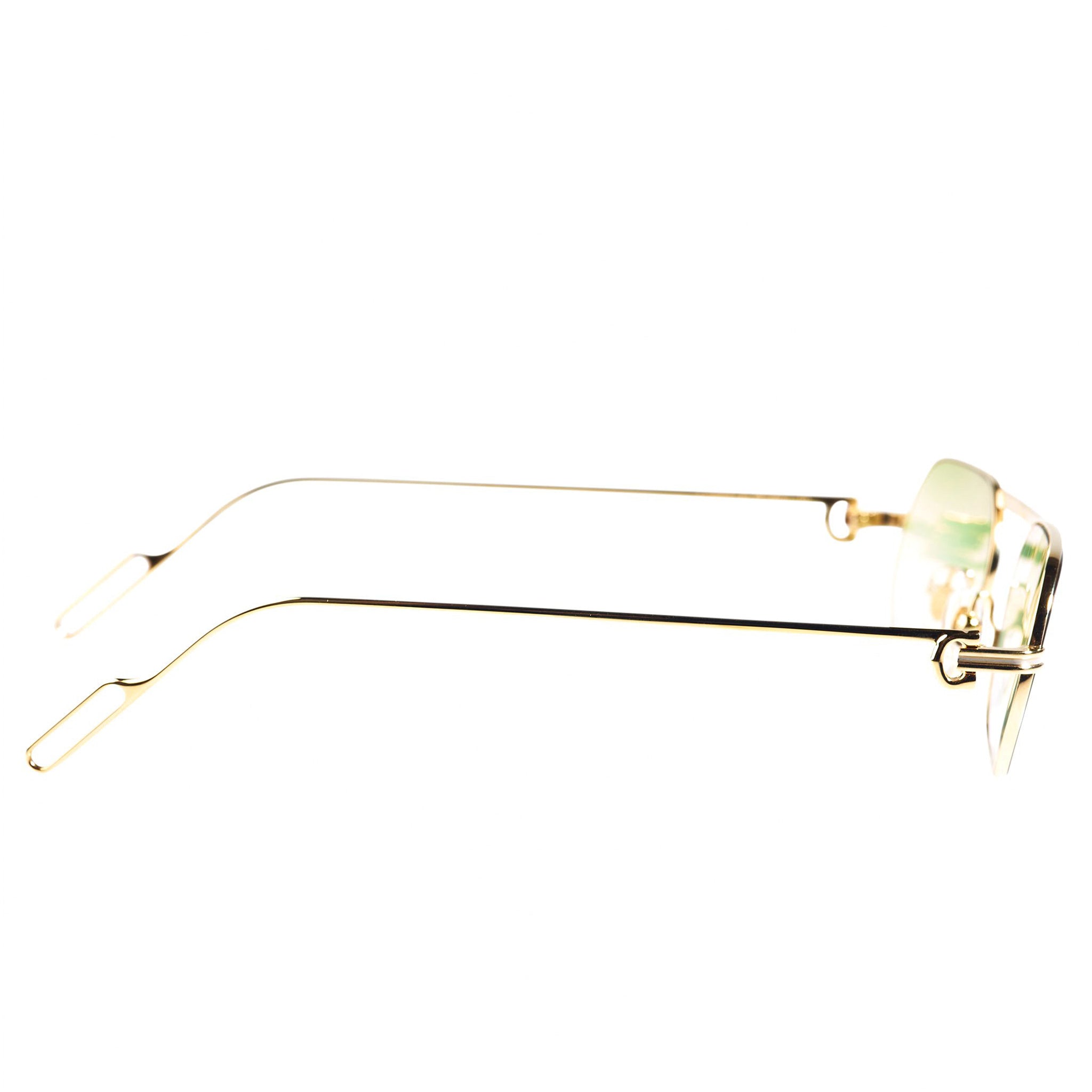 Image of Cartier Eyewear Custom CT01130 C De Cartier Rimless Sunglasses