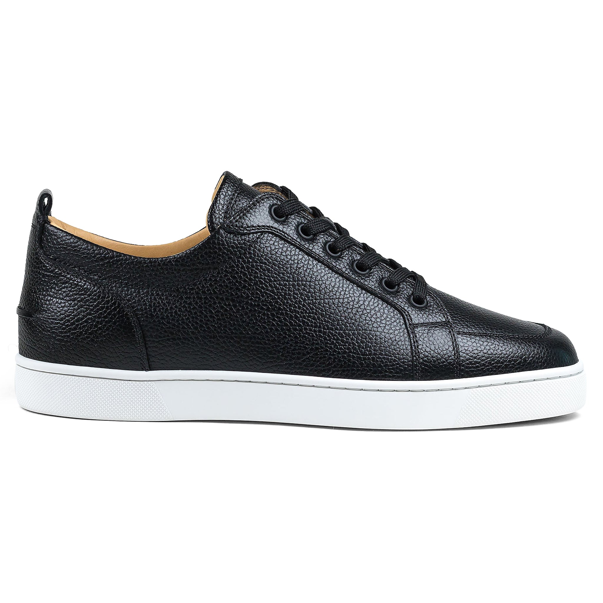 Image of Christian Louboutin Rantulow Flat Black Grain