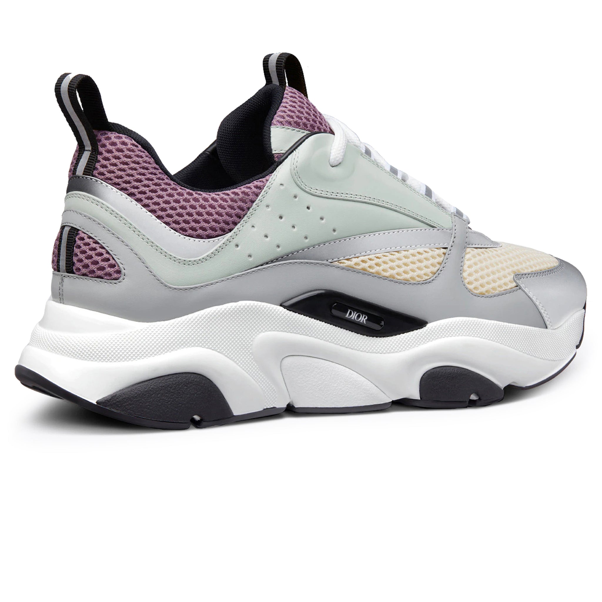 Image of Dior B22 Cream Lavender Calfskin Trainer