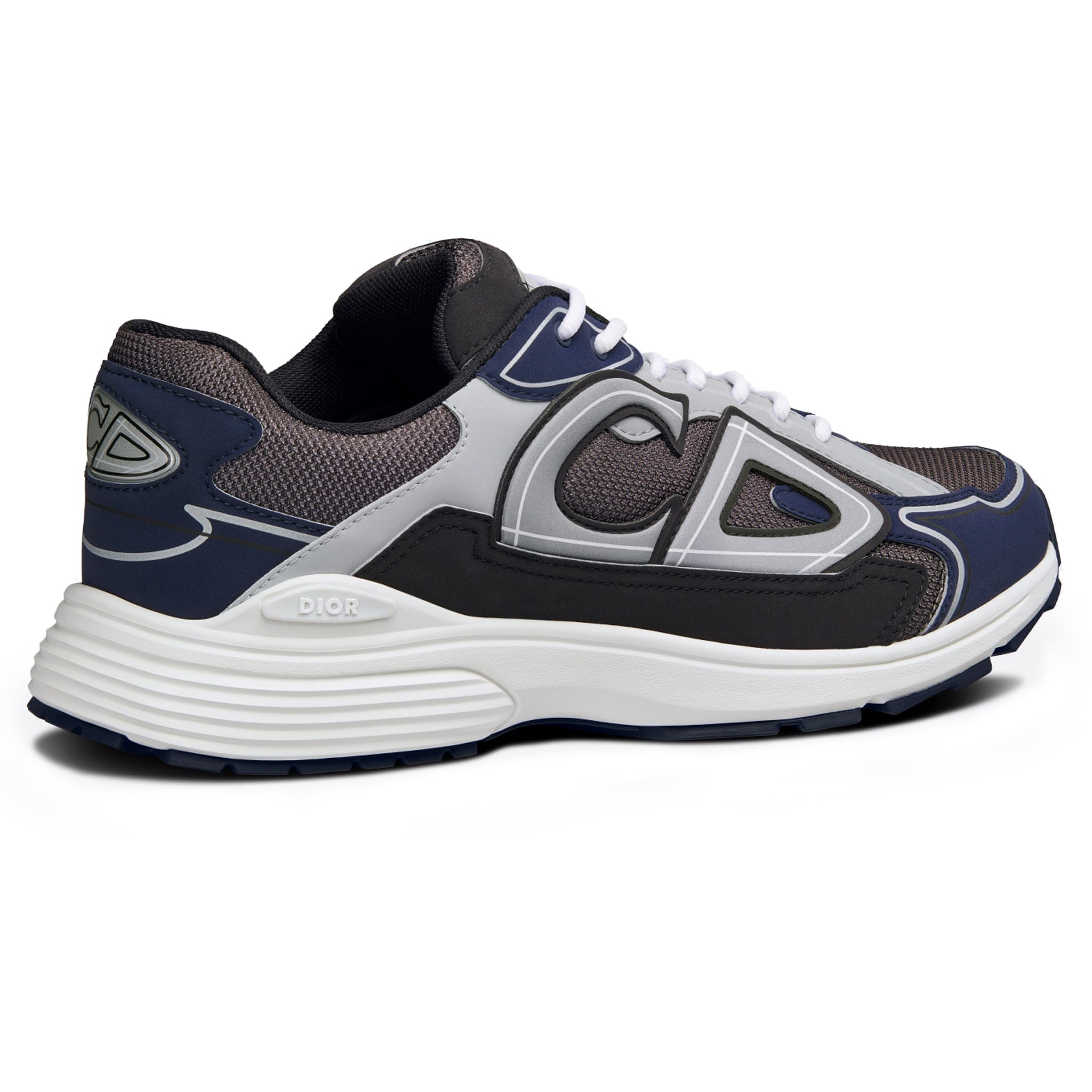 Image of Dior B30 Technical Mesh Black Blue Grey Trainer