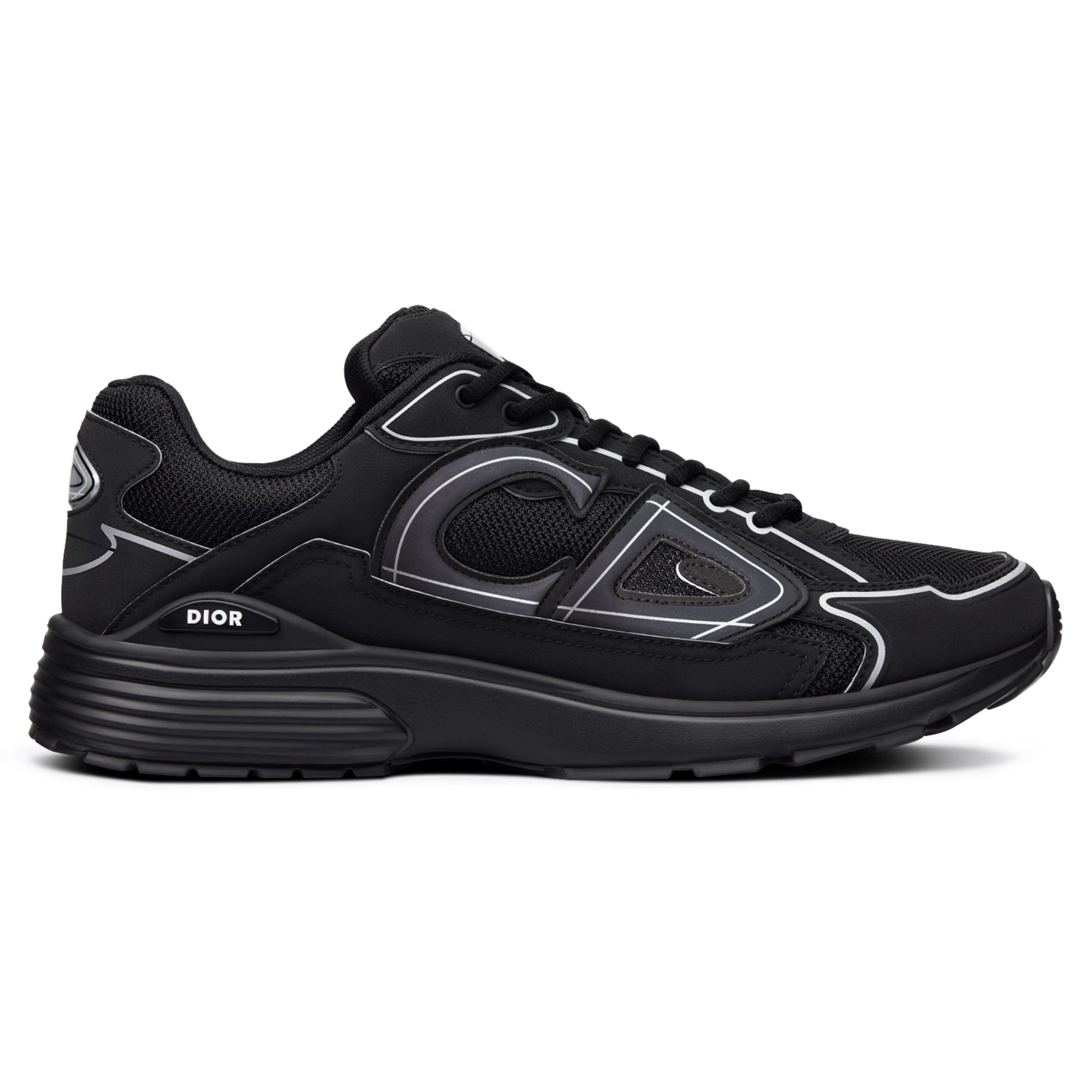 Image of Dior B30 Technical Mesh Black Trainer