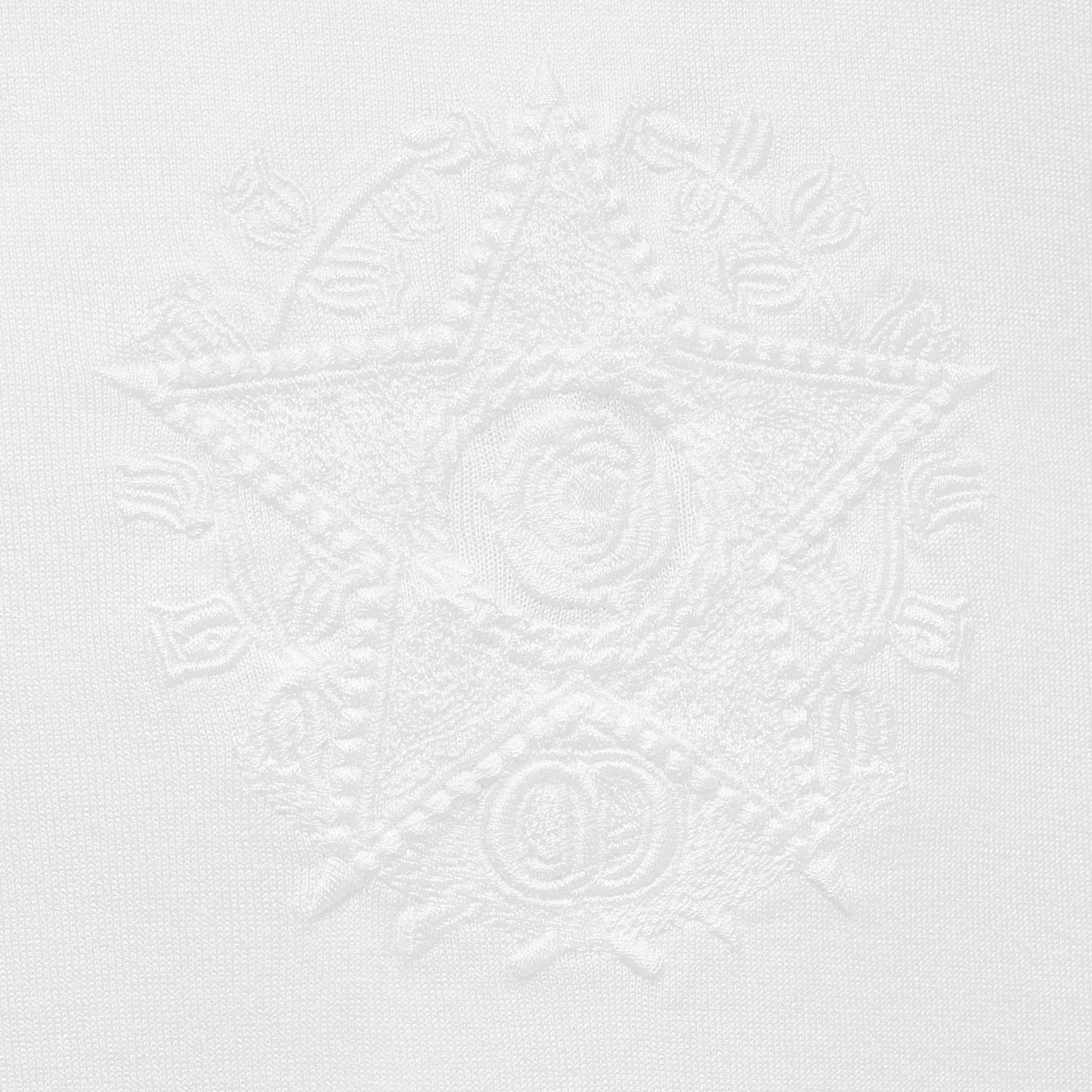 Image of Dior CD Étoile Embroidered Oversized White T Shirt